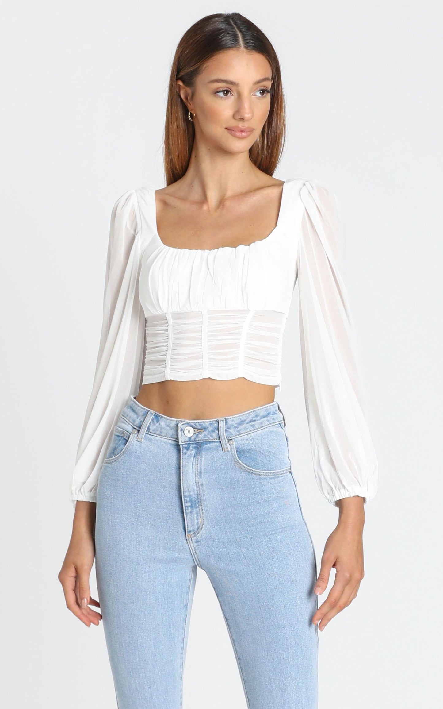 Caelan Top in White