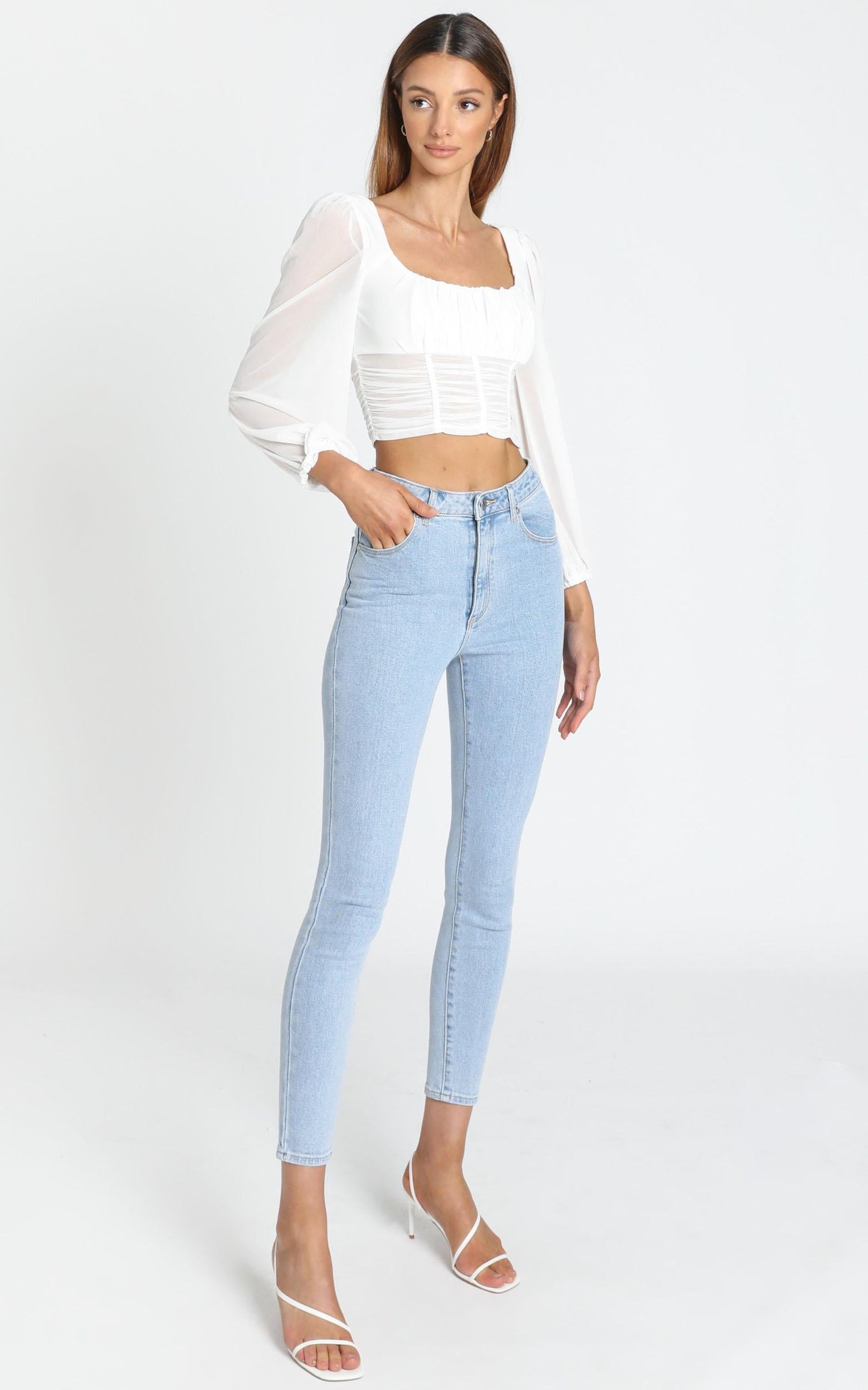 Caelan Top in White