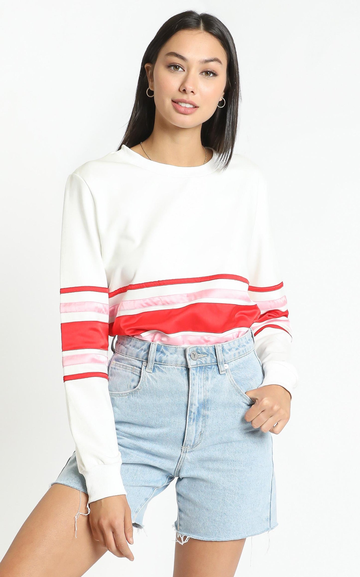 Zya The Label - Macaron Top in White