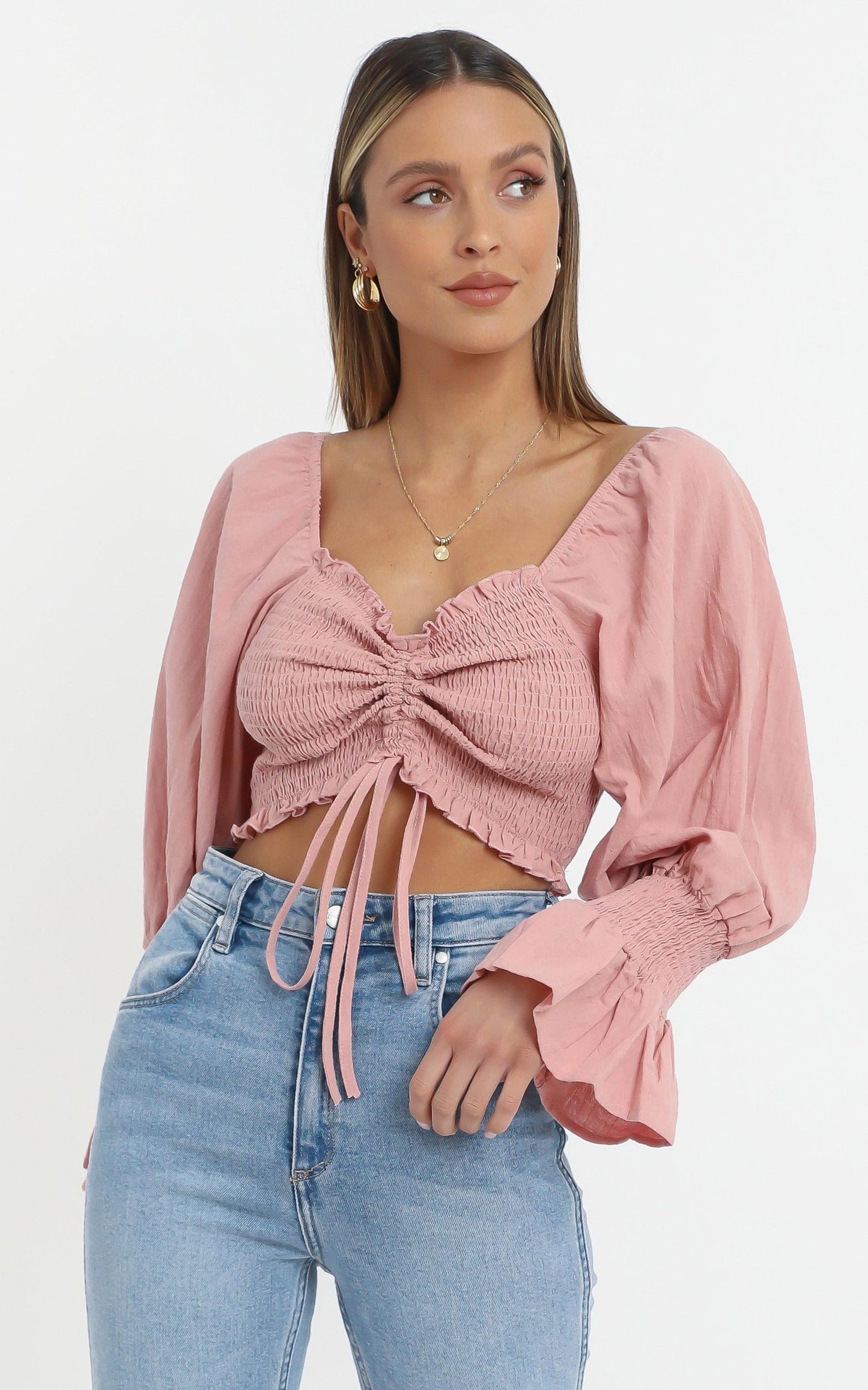 Magana Top in Blush
