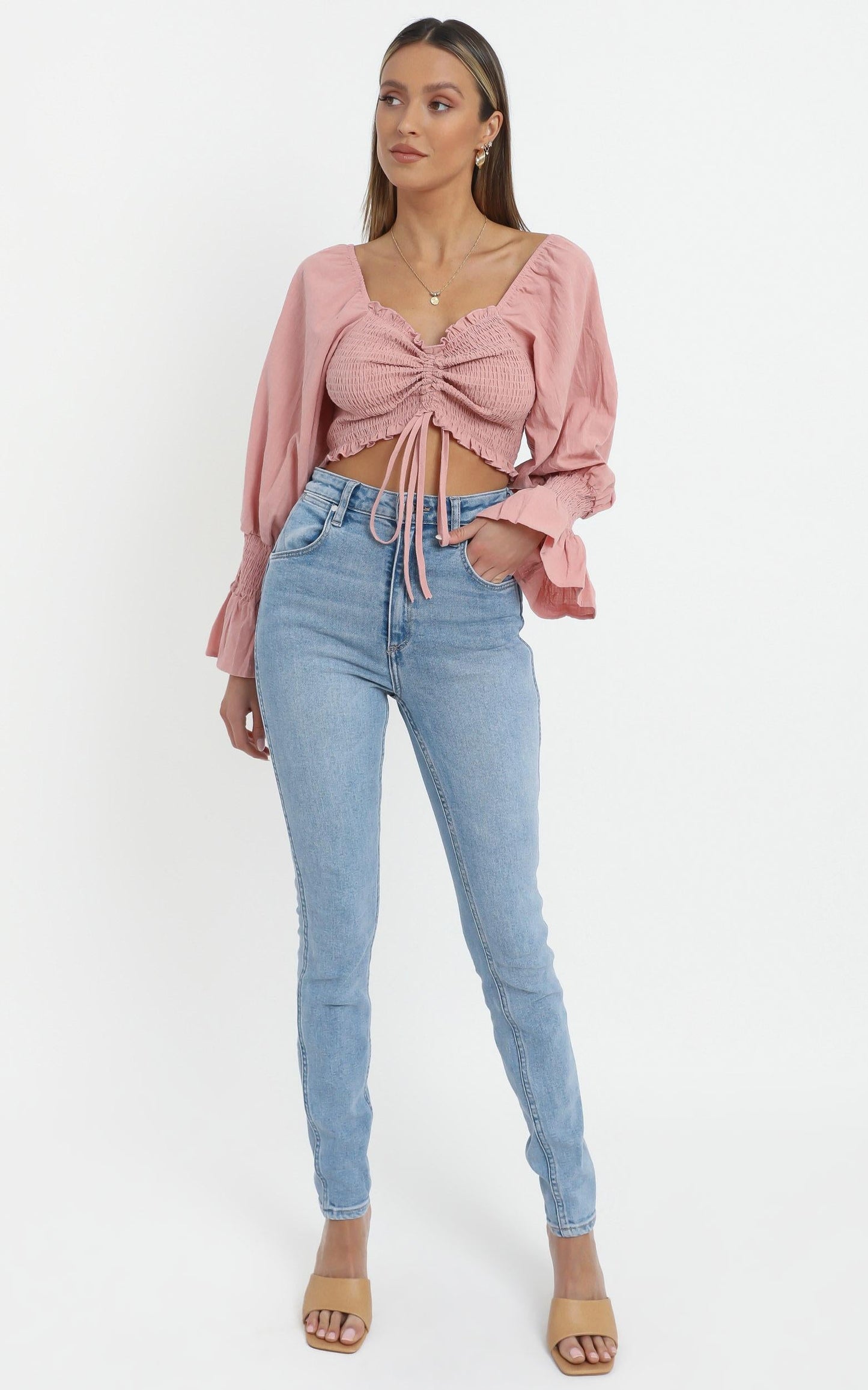 Magana Top in Blush