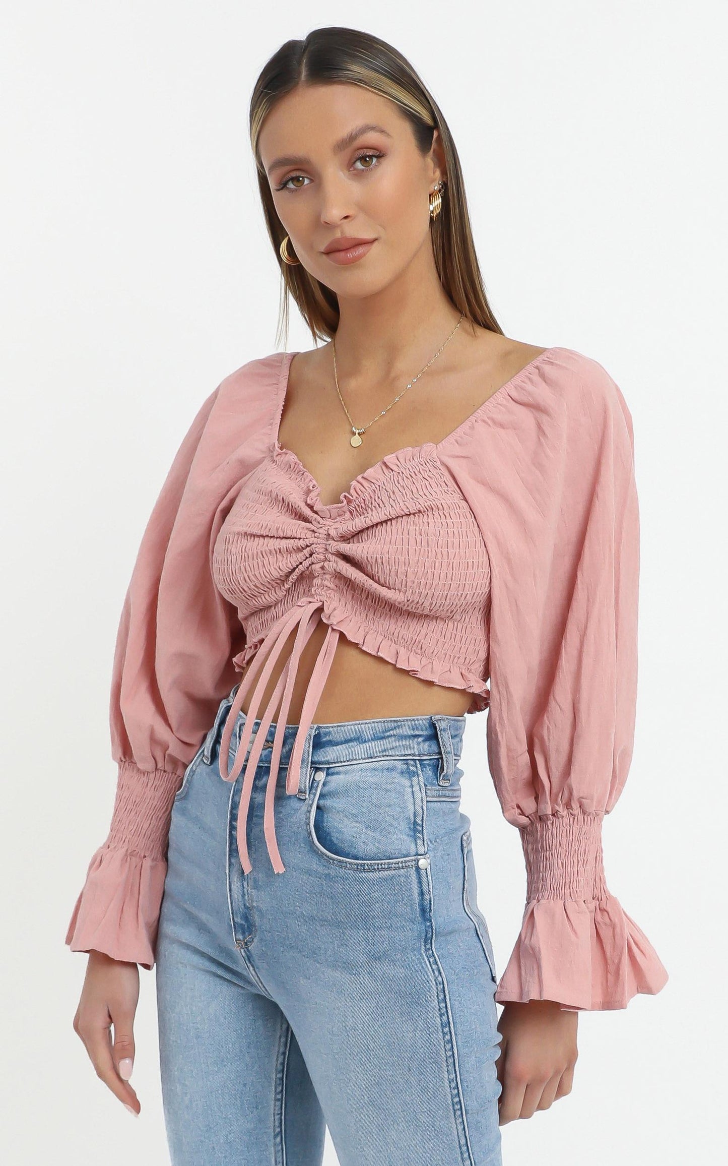 Magana Top in Blush