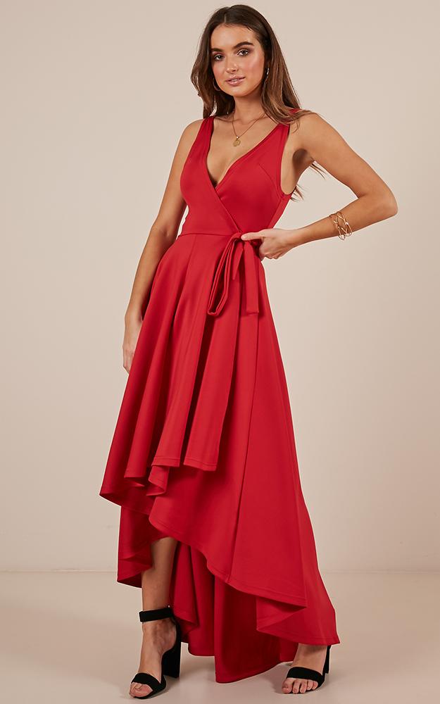Magic Dancer Dress In Red