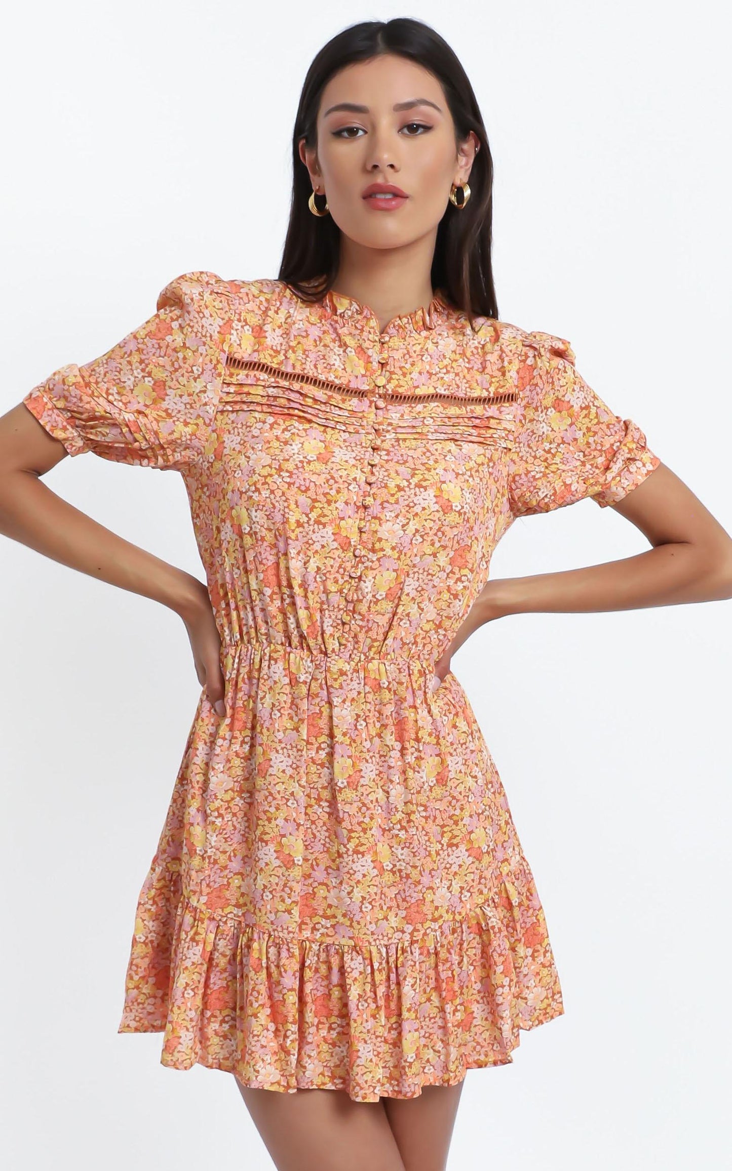 Mahalia Dress in Blushing Floral