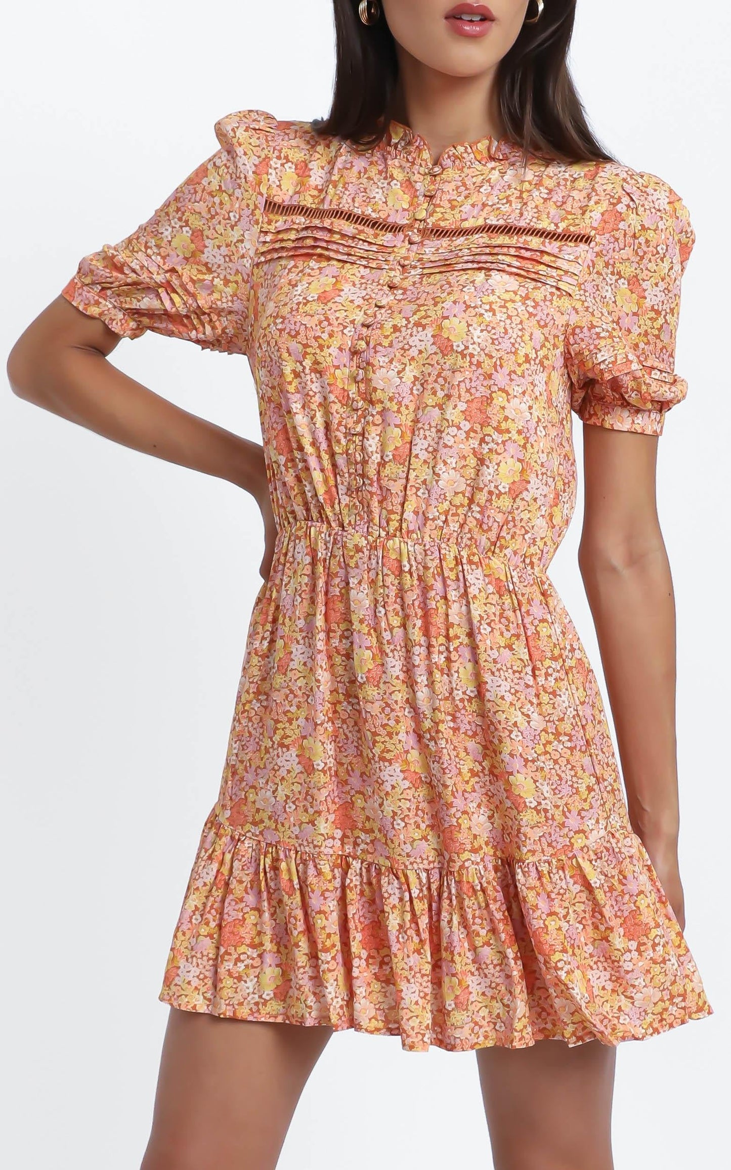Mahalia Dress in Blushing Floral
