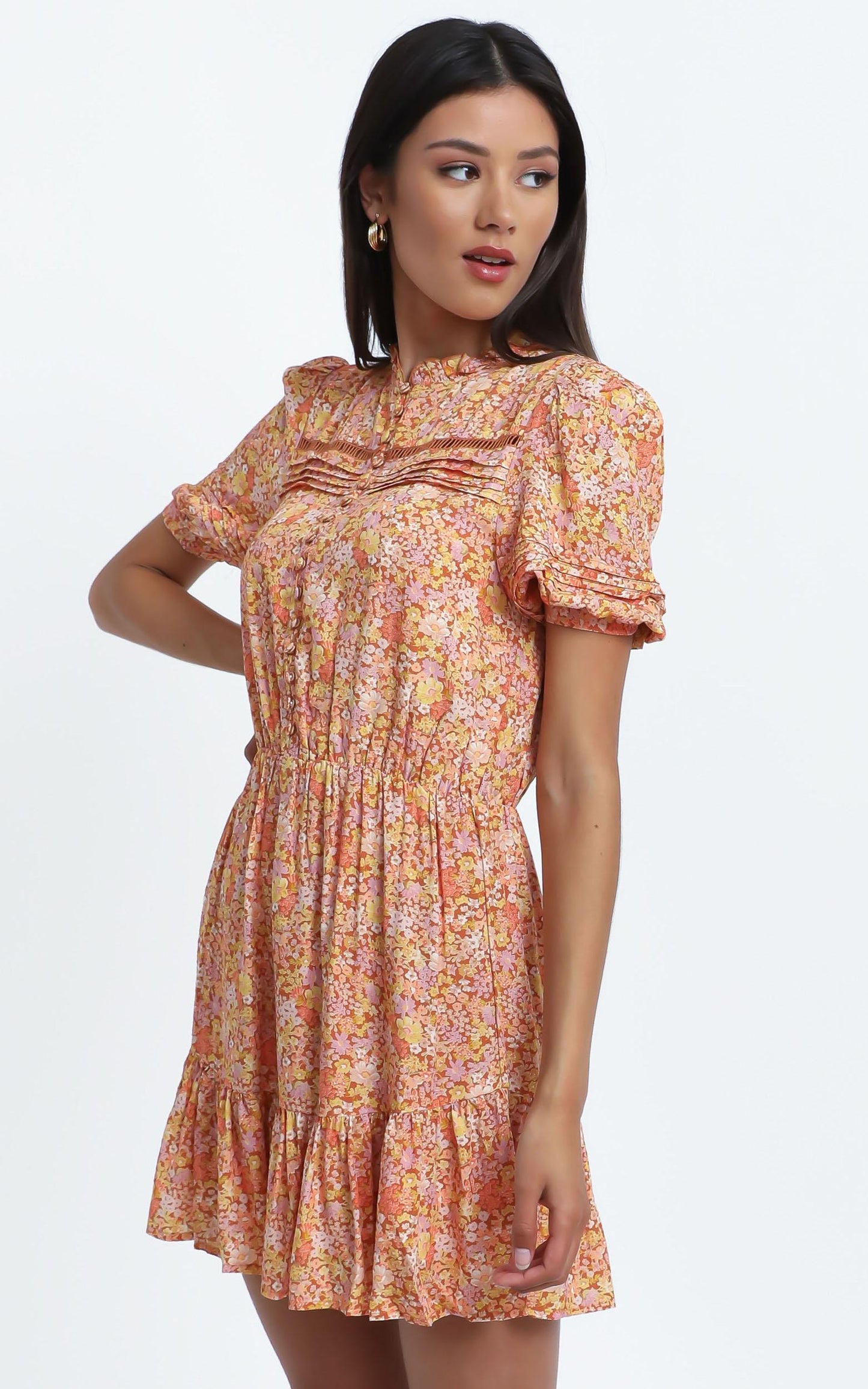 Mahalia Dress in Blushing Floral