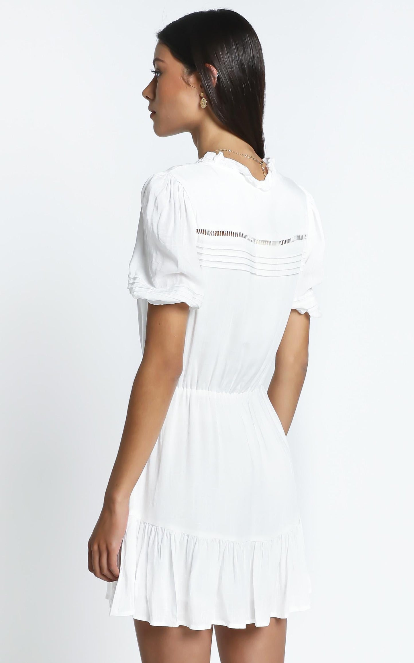 Mahalia Dress in White
