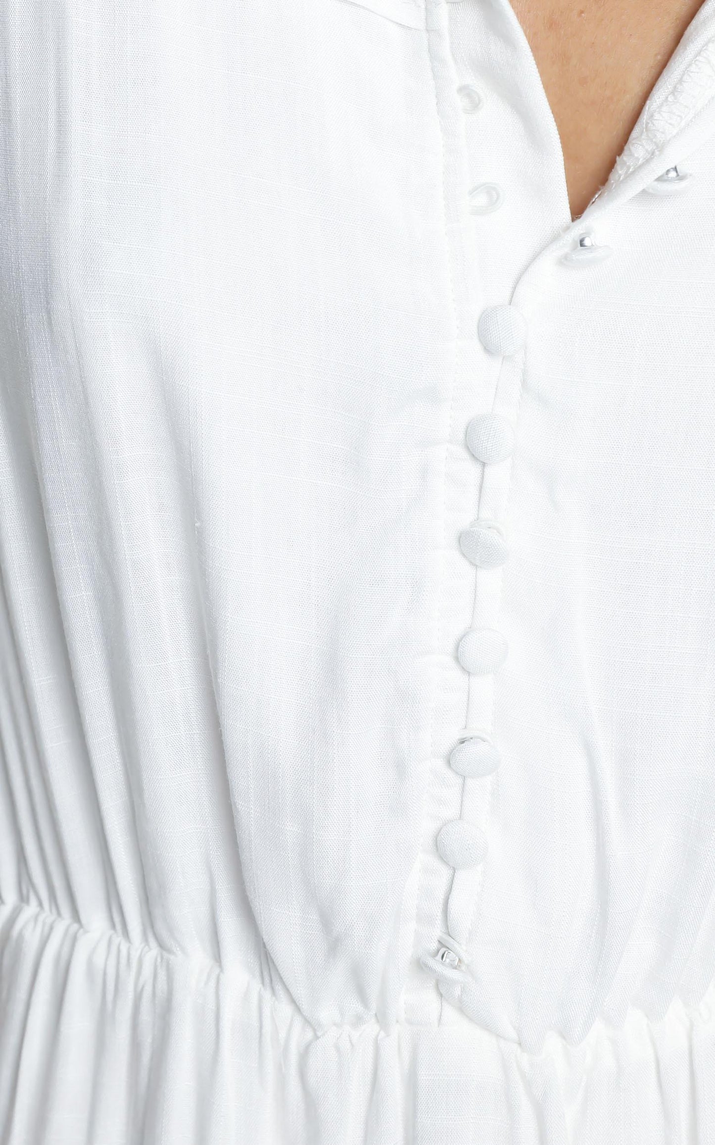 Mahalia Dress in White