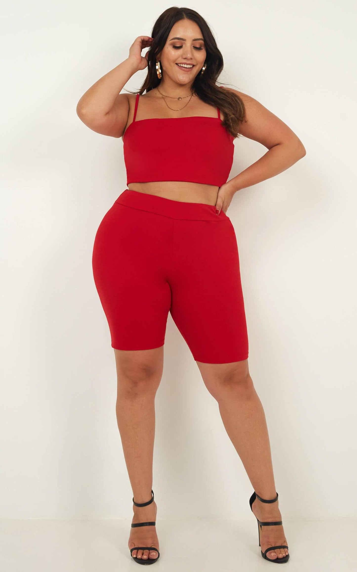Making Moves Crop Top In Red