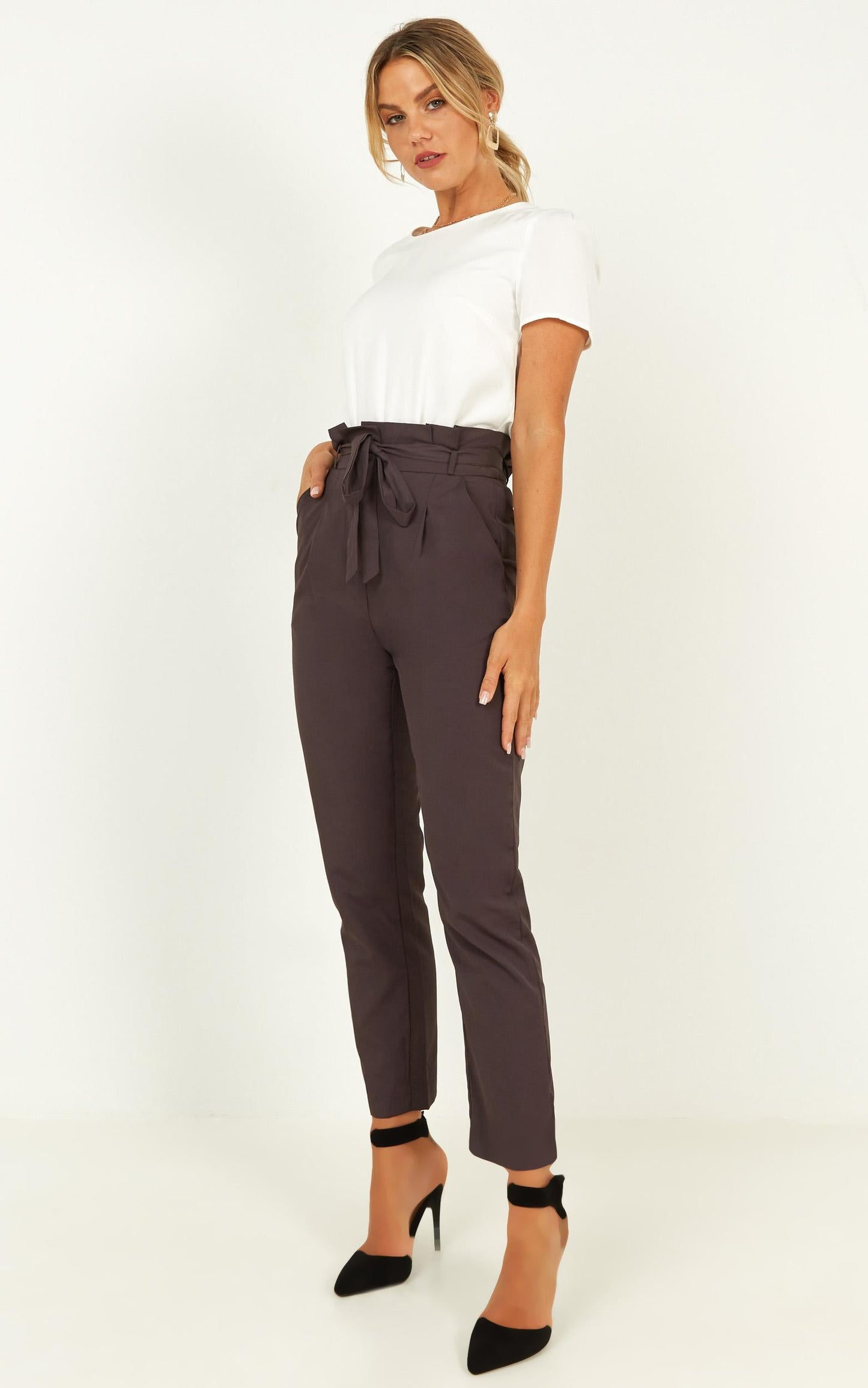 Management Pants In Grey