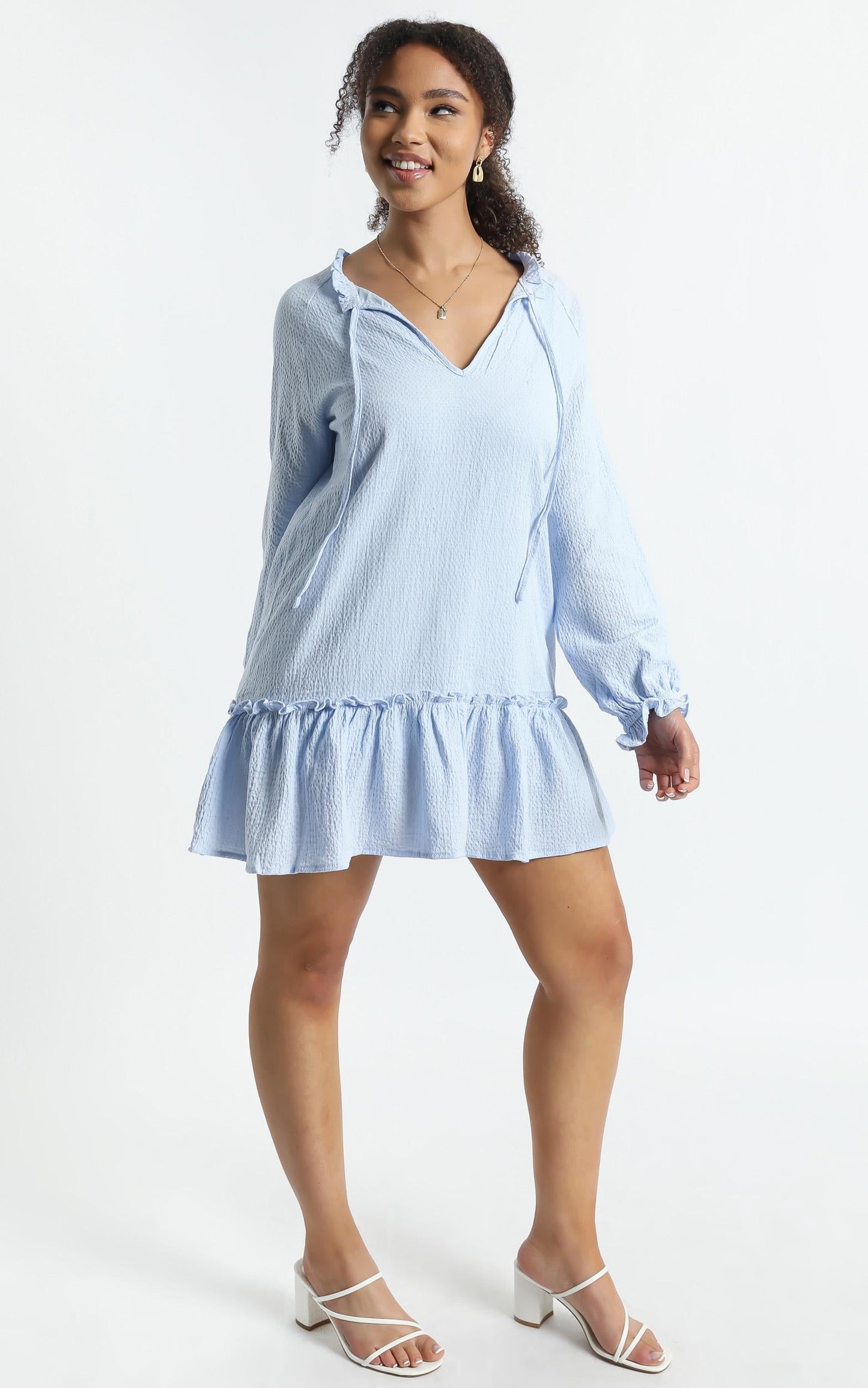 Mari Dress in Blue