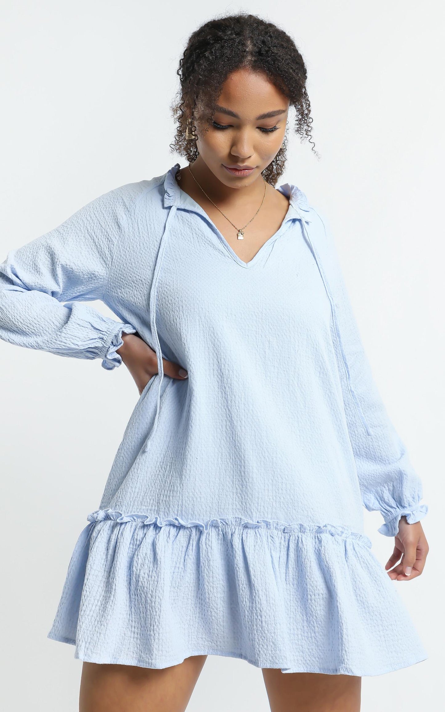 Mari Dress in Blue