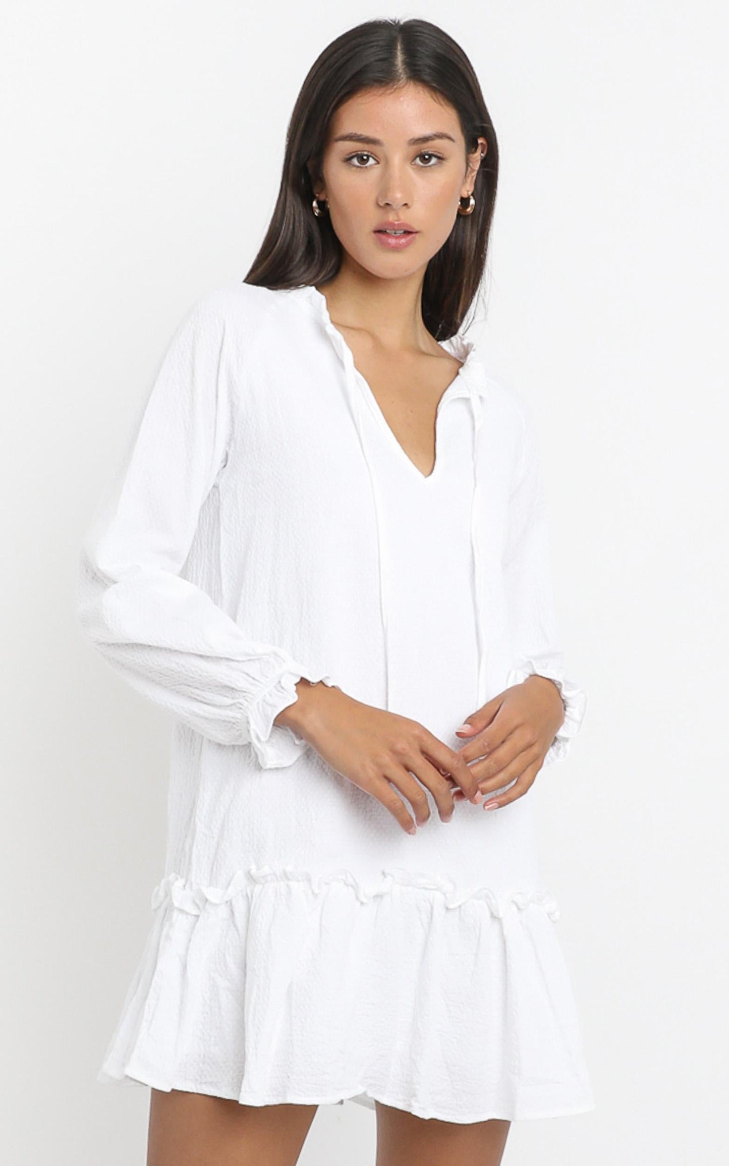 Mari Dress in White