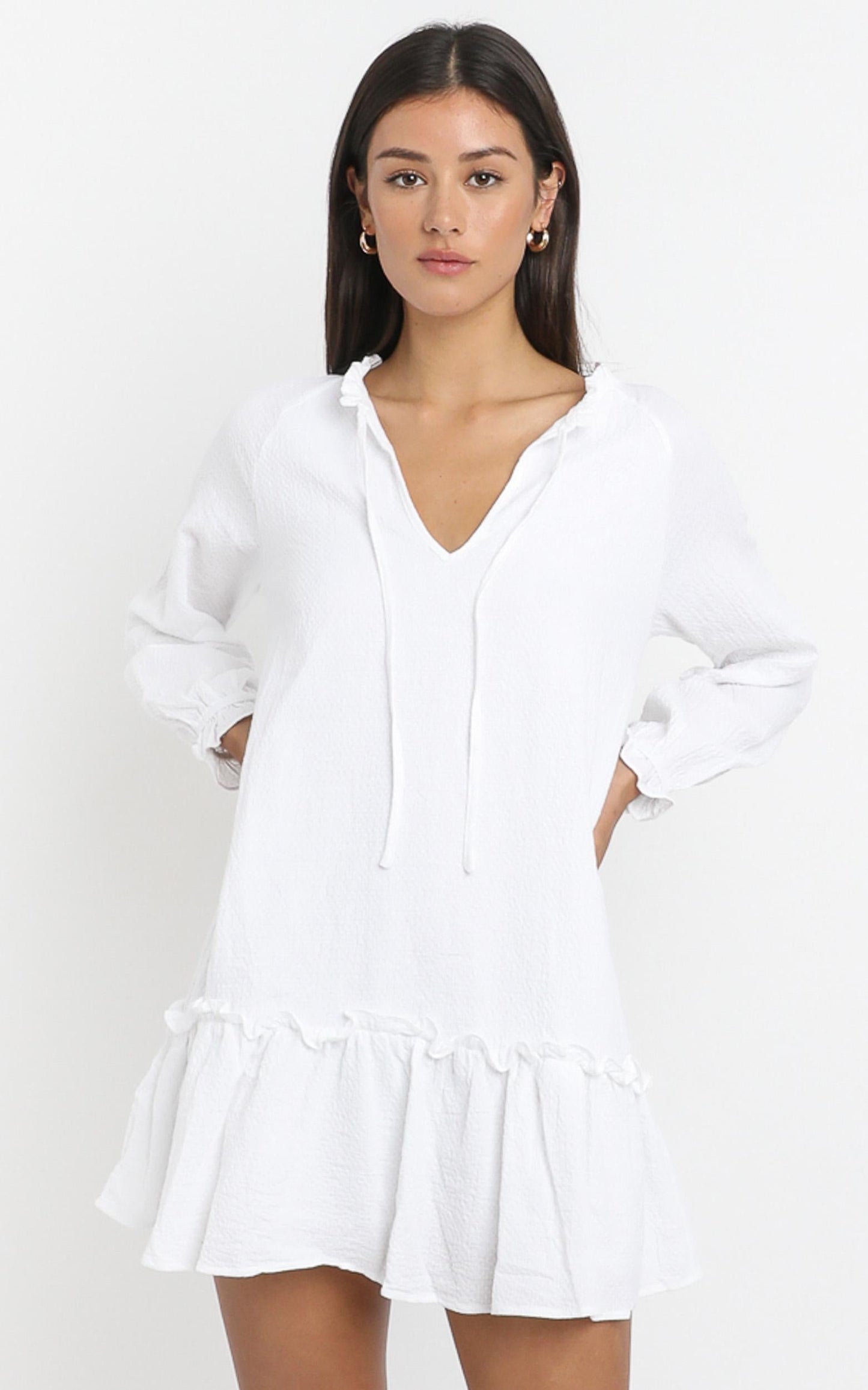 Mari Dress in White