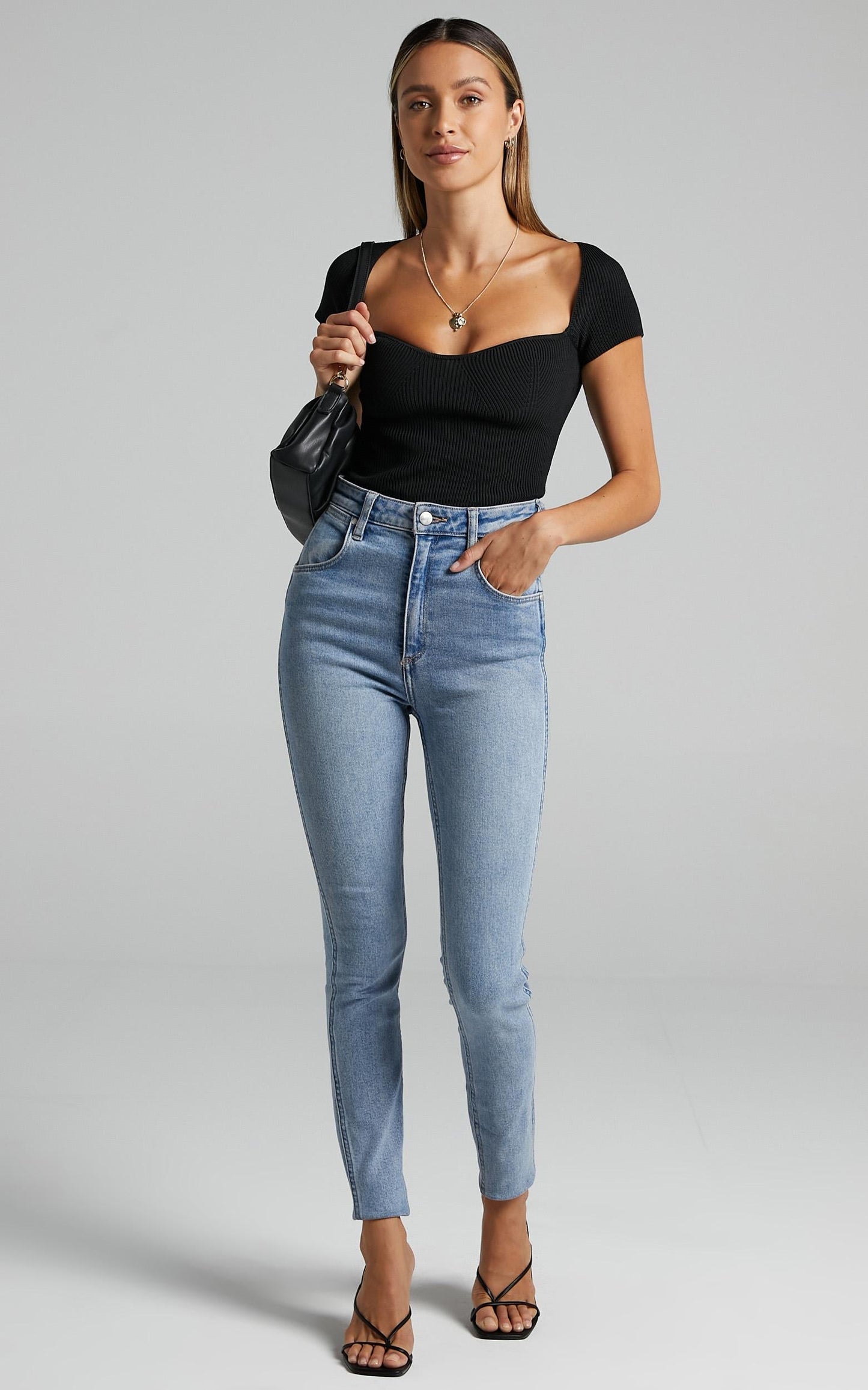 Marisa Knit Top in Black