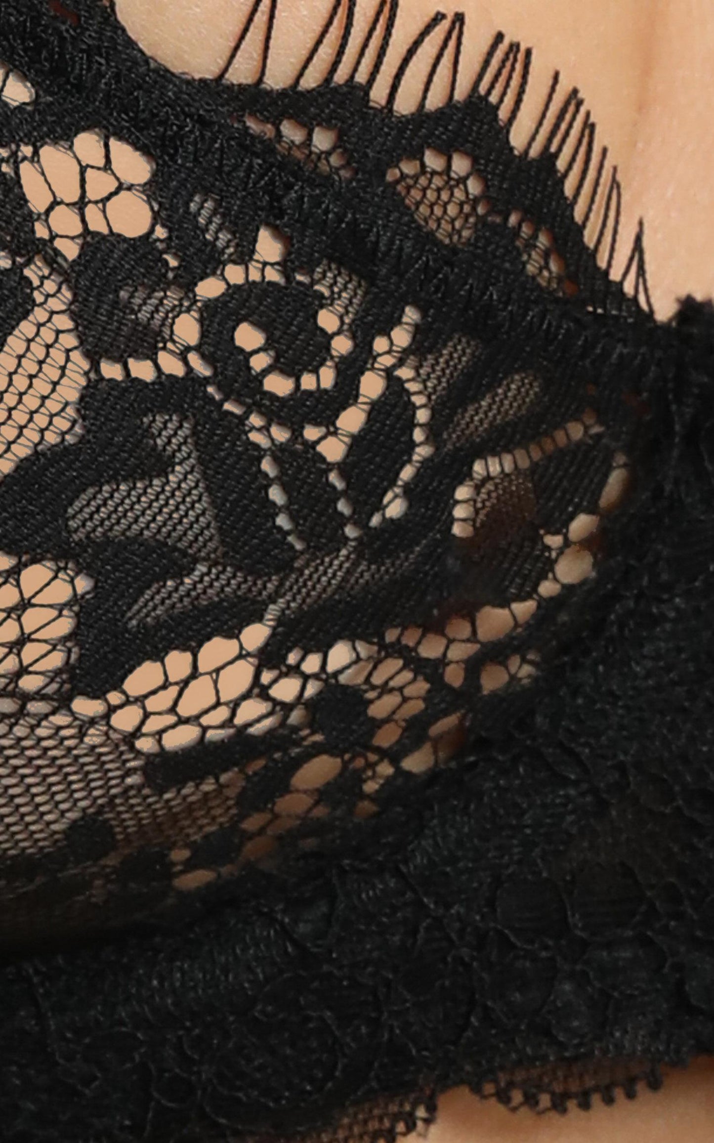Kat The Label - Maverick Underwire Bra in Black Lace