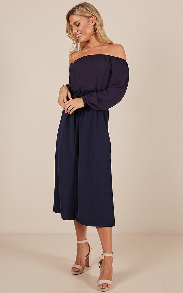 Master Of Disguise Jumpsuit In Navy