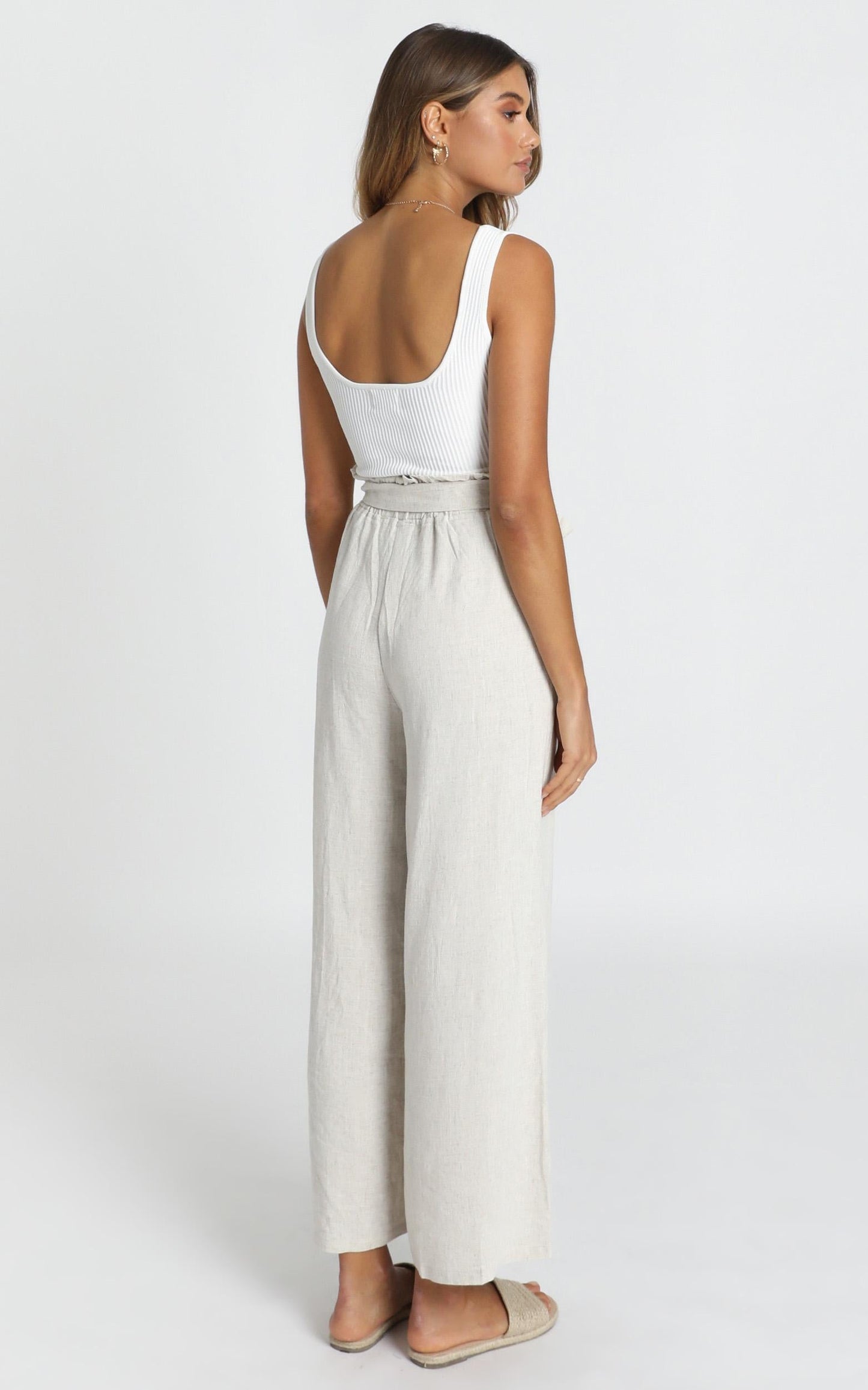 Material Girl Pants In Beige