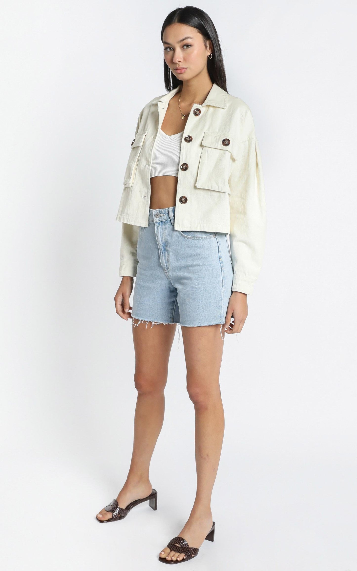 Maygan Jacket in Cream
