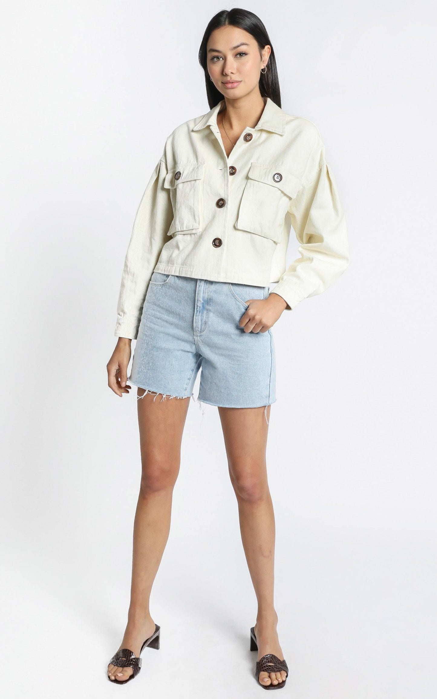 Maygan Jacket in Cream