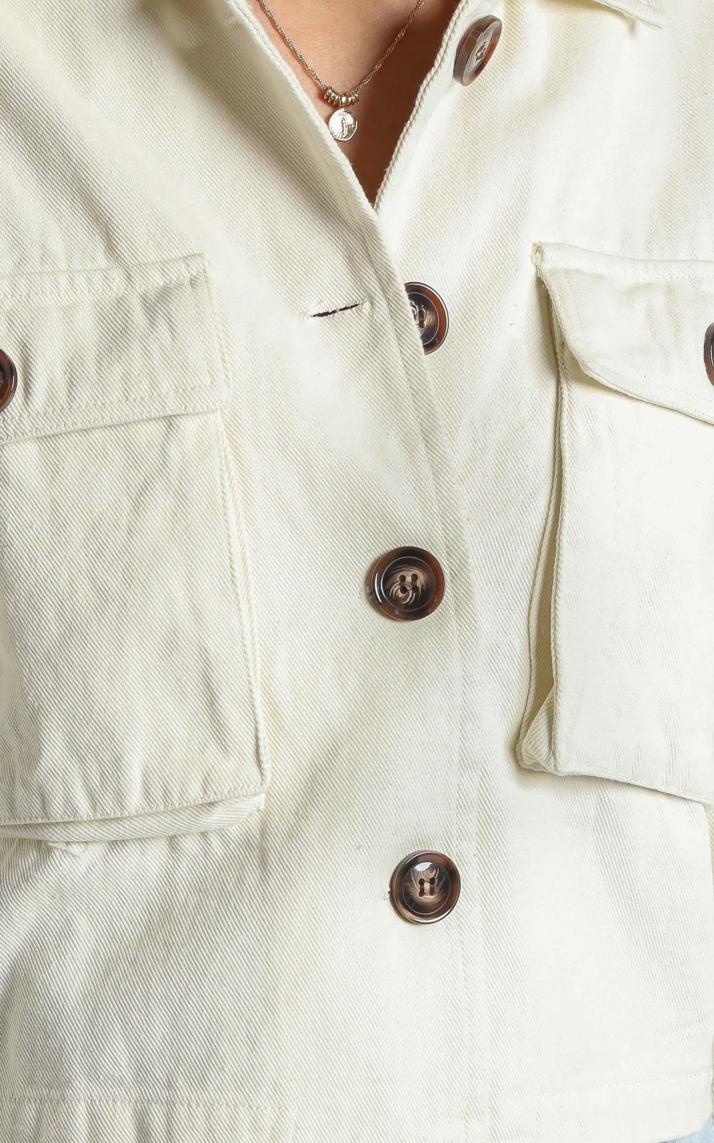 Maygan Jacket in Cream