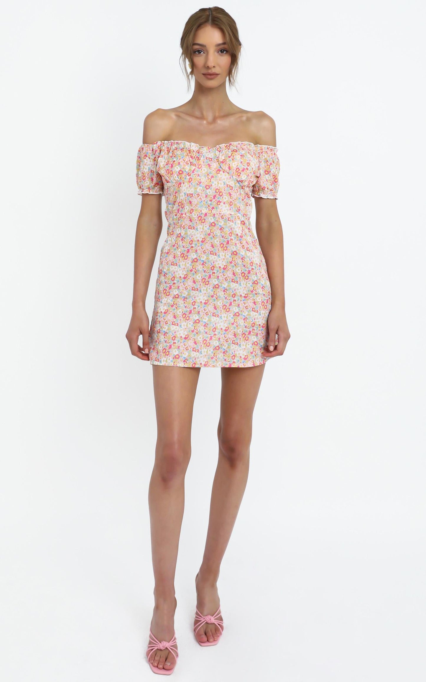 Meadows Dress in Pink Floral
