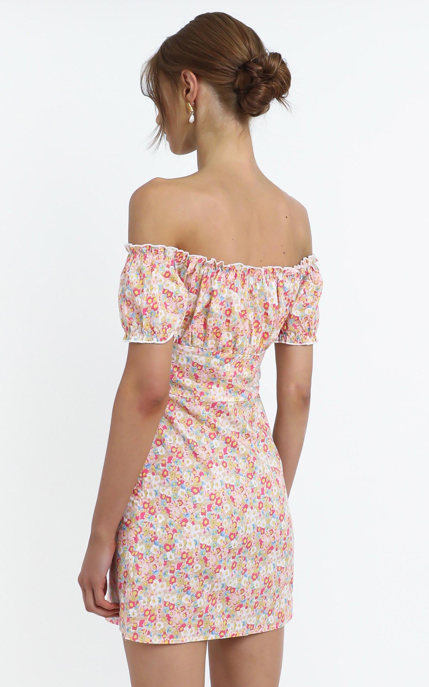 Meadows Dress in Pink Floral