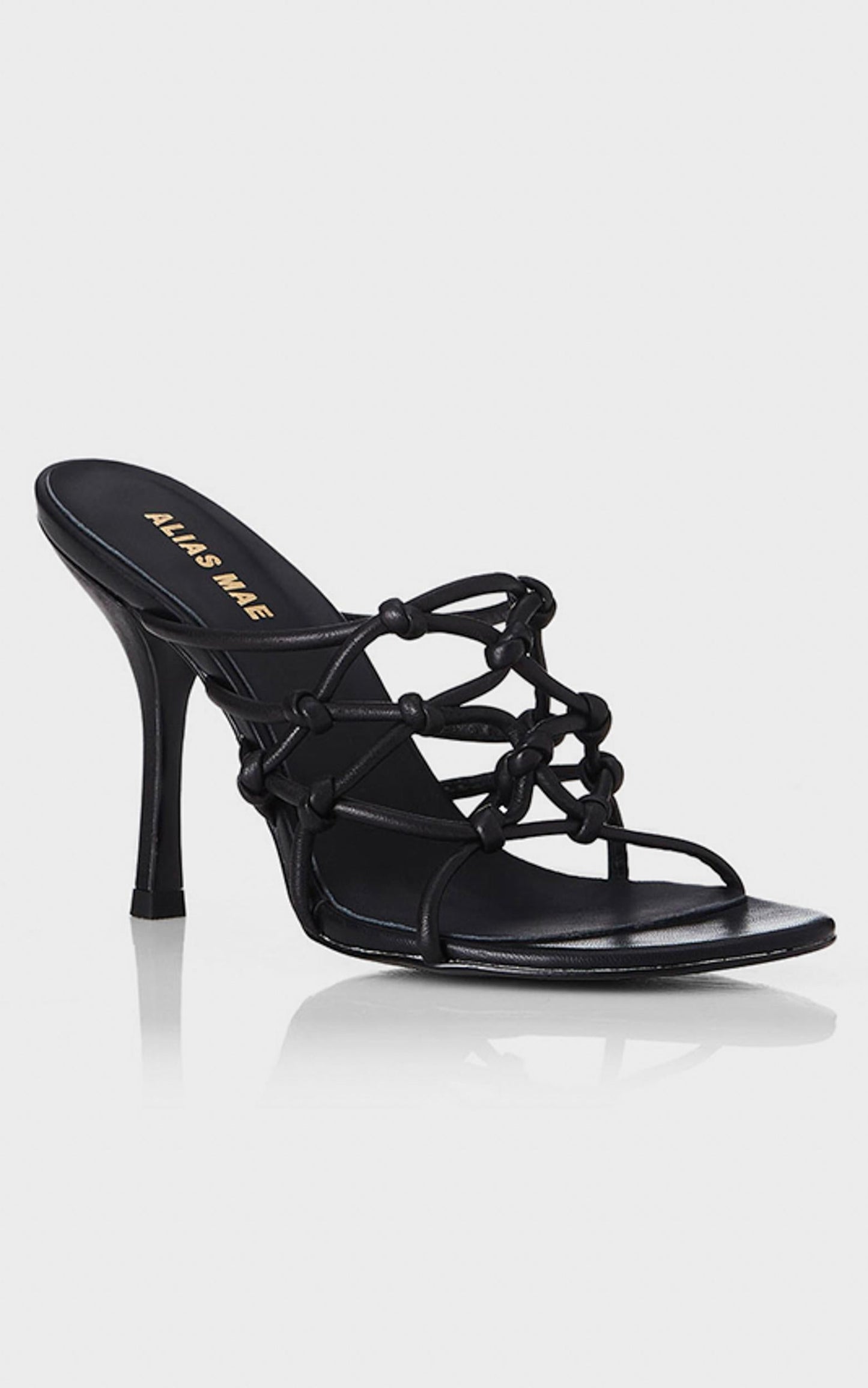 Alias Mae - Meg Heels in Black Leather