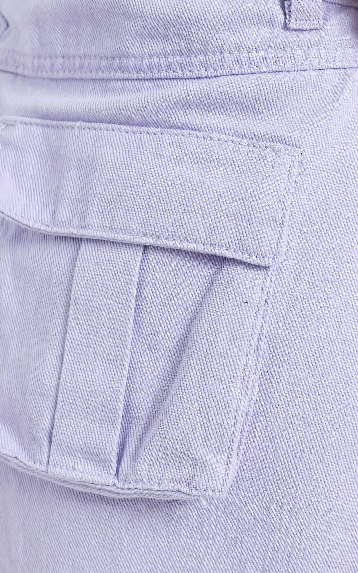 Mendez Denim Skirt in Lilac
