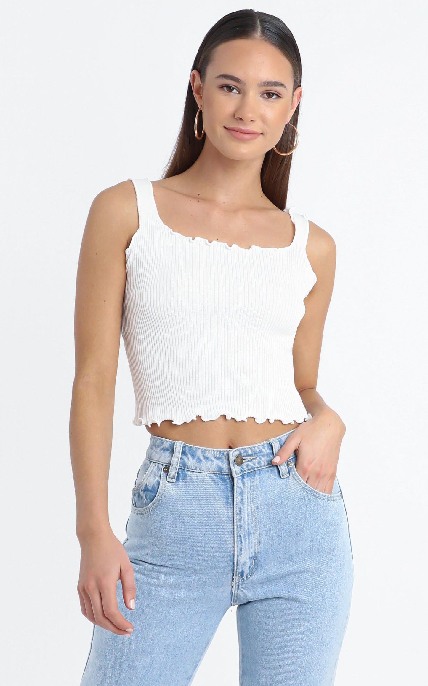 Mercado Top in White