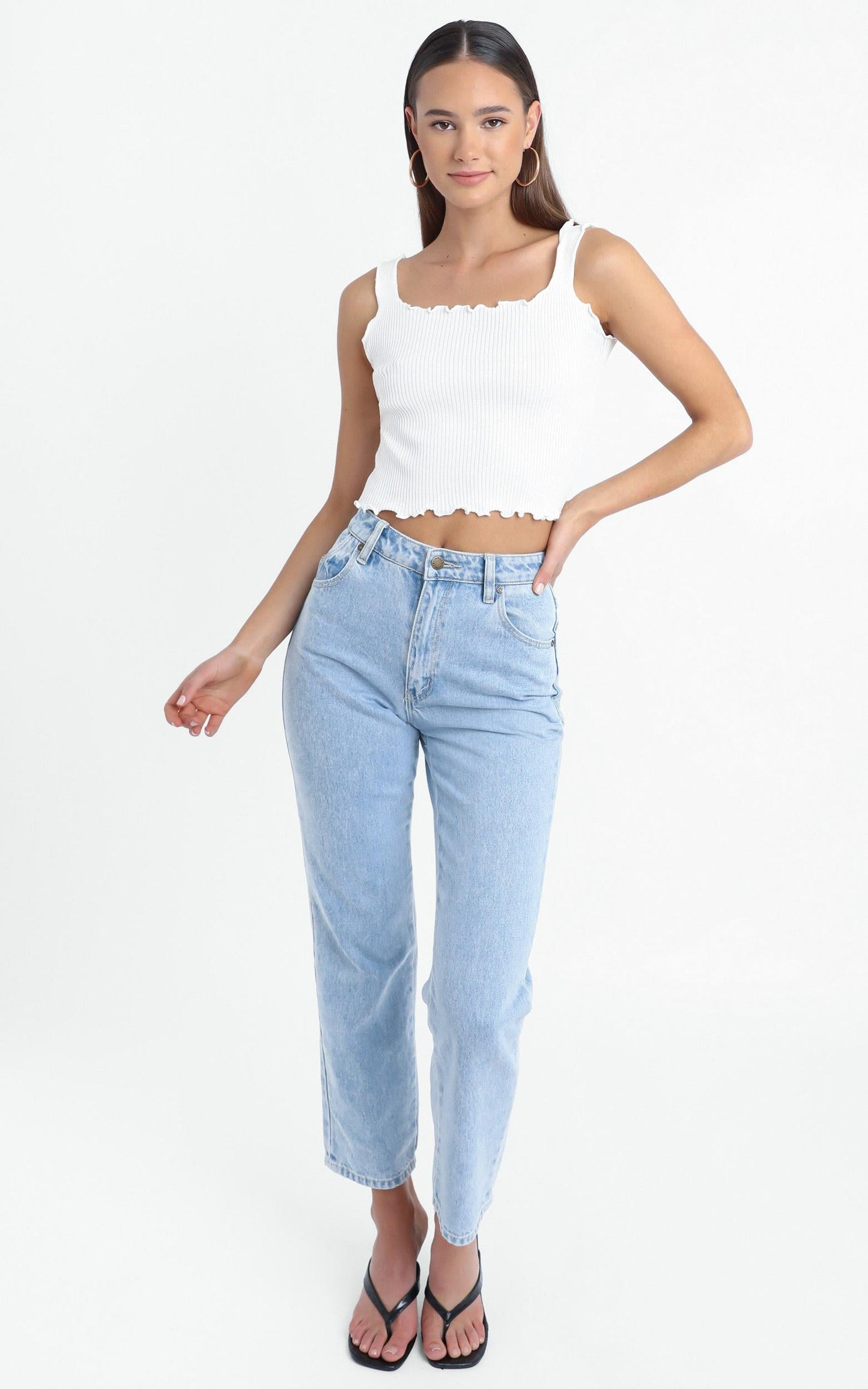 Mercado Top in White