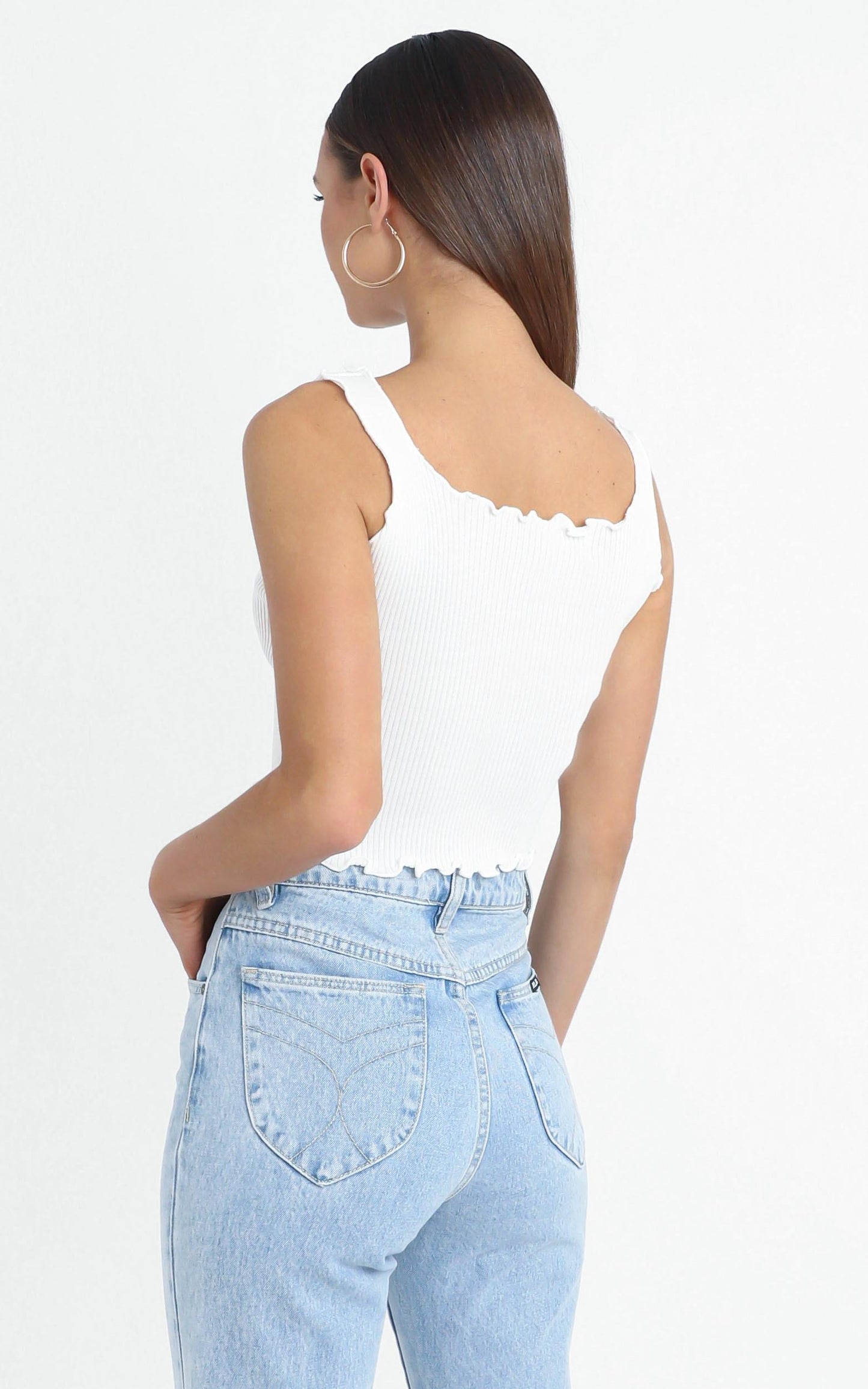 Mercado Top in White