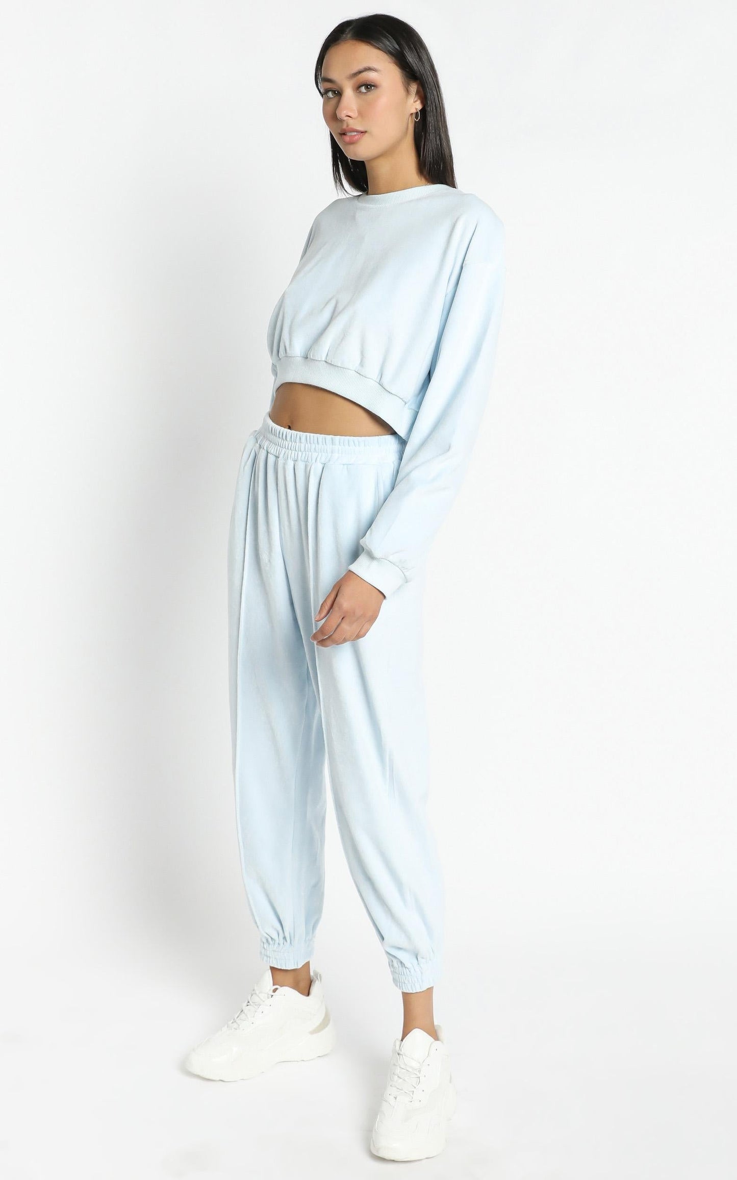 Merrick Sweat Jumper in Pastel Blue