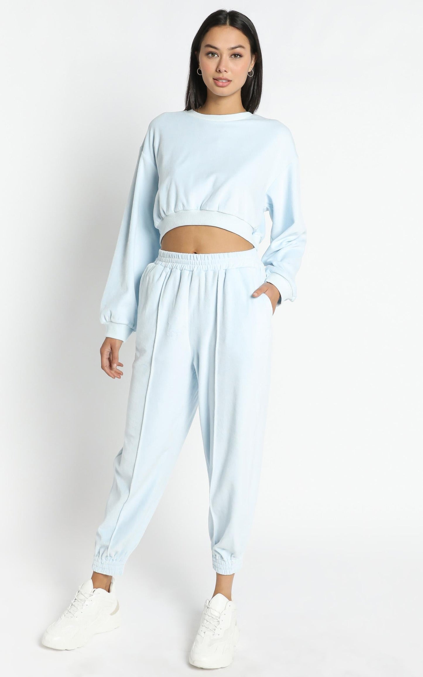 Merrick Sweat Pants in Pastel Blue