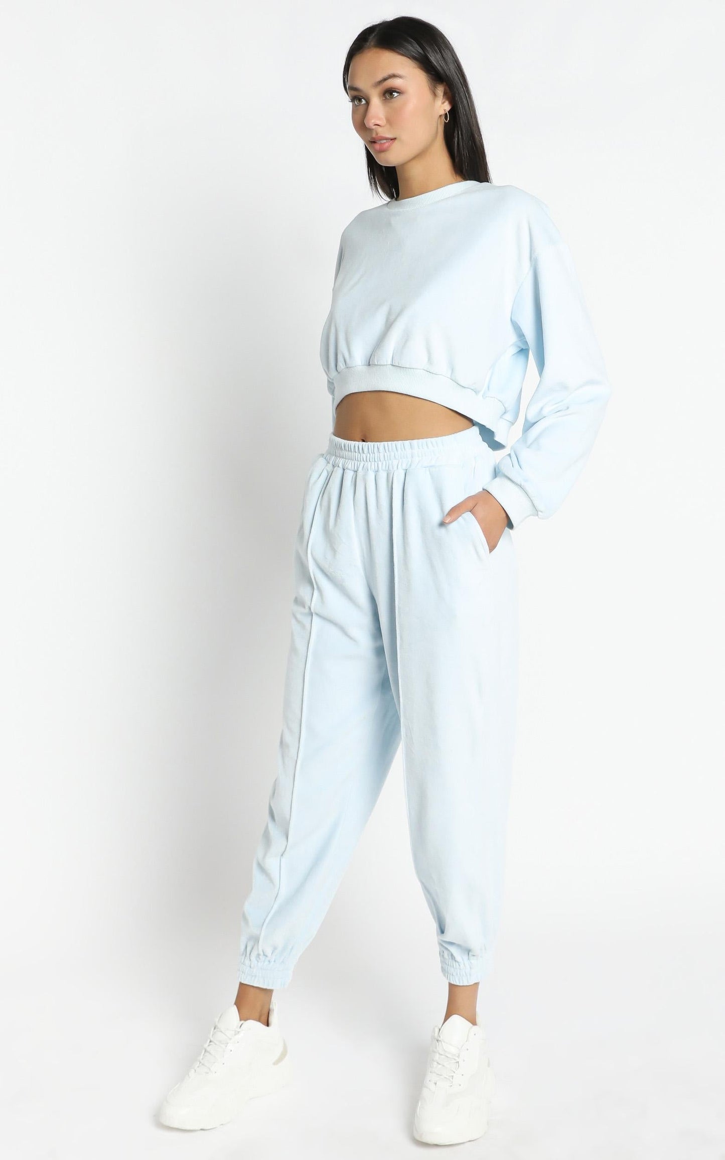 Merrick Sweat Pants in Pastel Blue