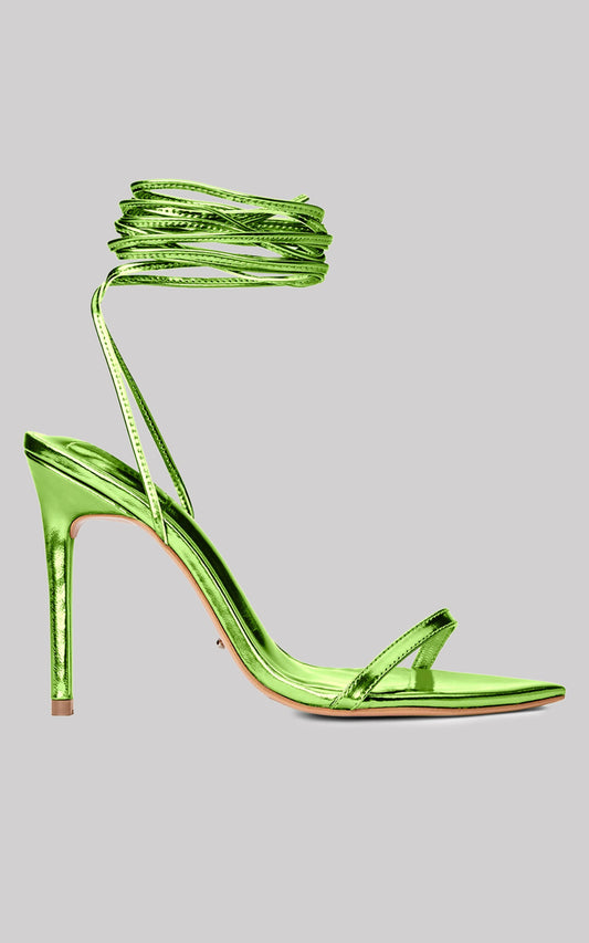 TONY BIANCO - MIAH HEELS in Lime Glimmer