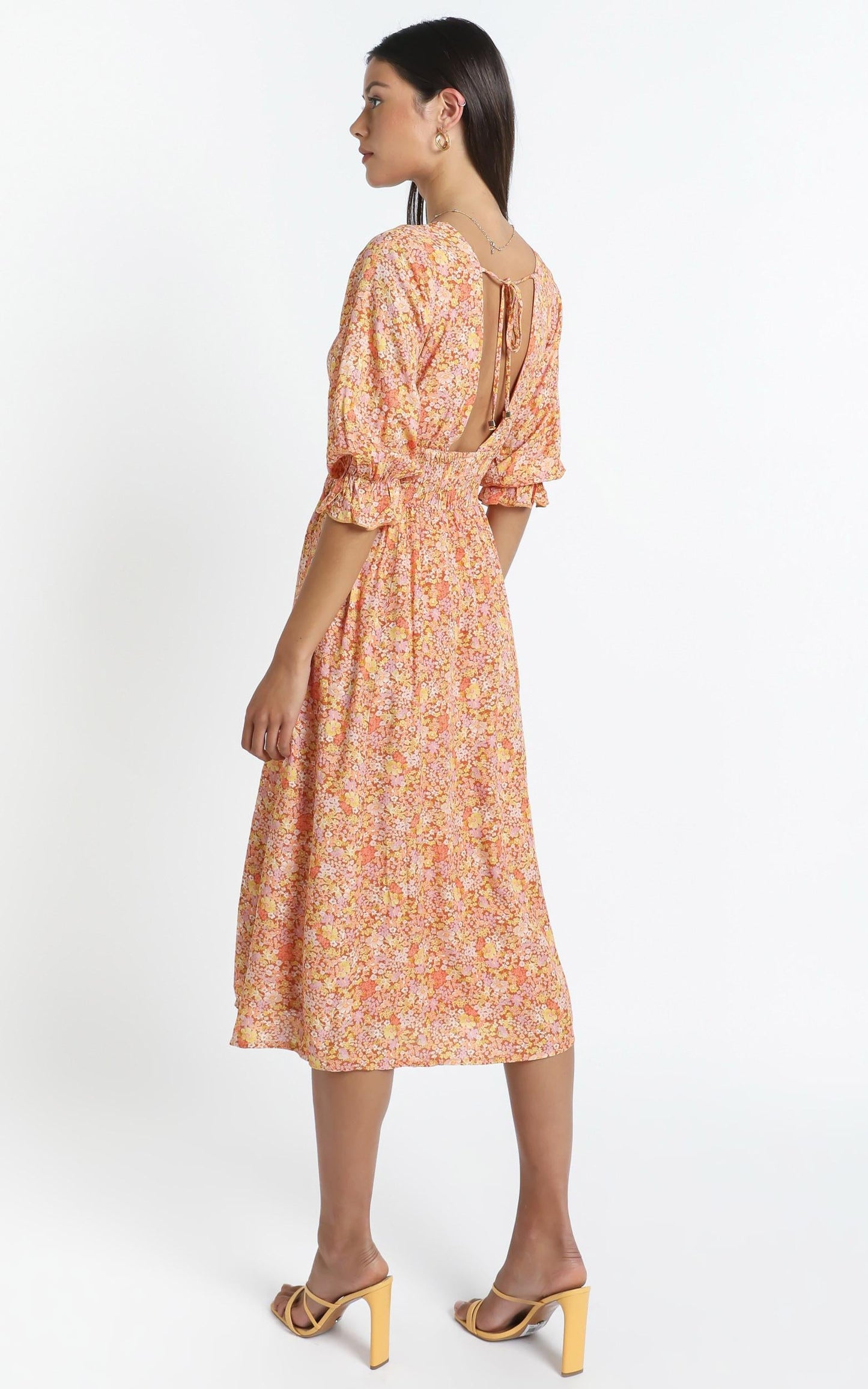 Milan Dress in Blushing Floral