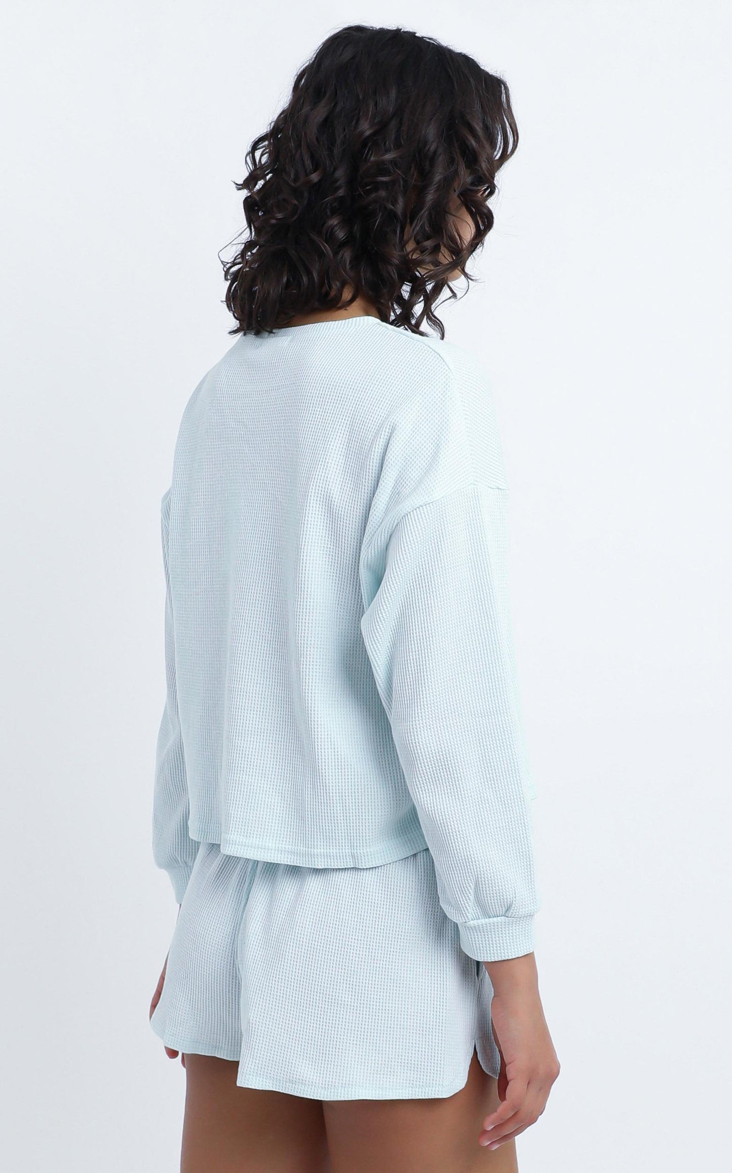 Millie Two Piece Set in Pastel Blue