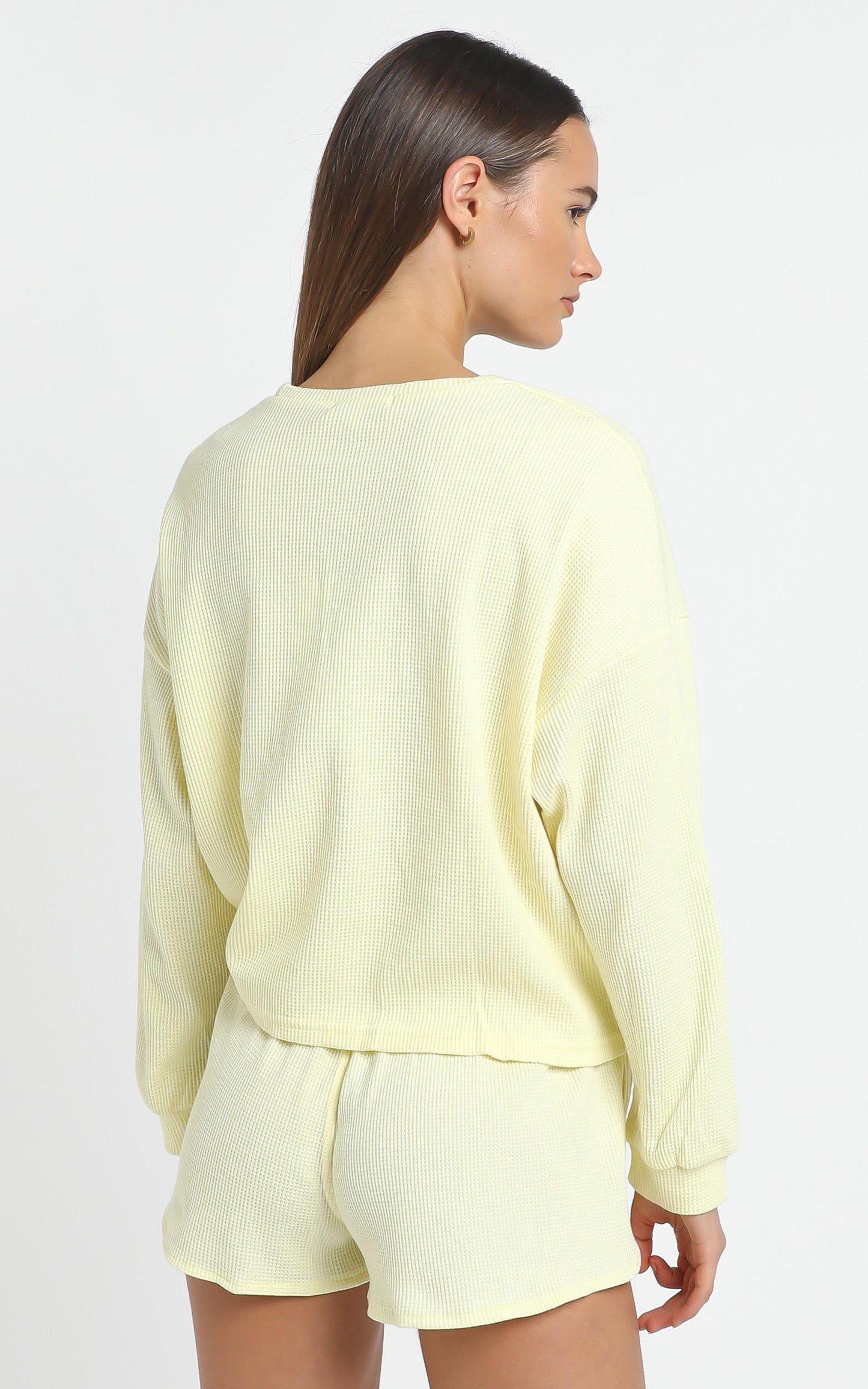 Millie Two Piece Set in Pastel Yellow