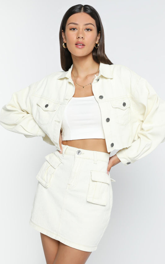 Milton Jacket in Ecru