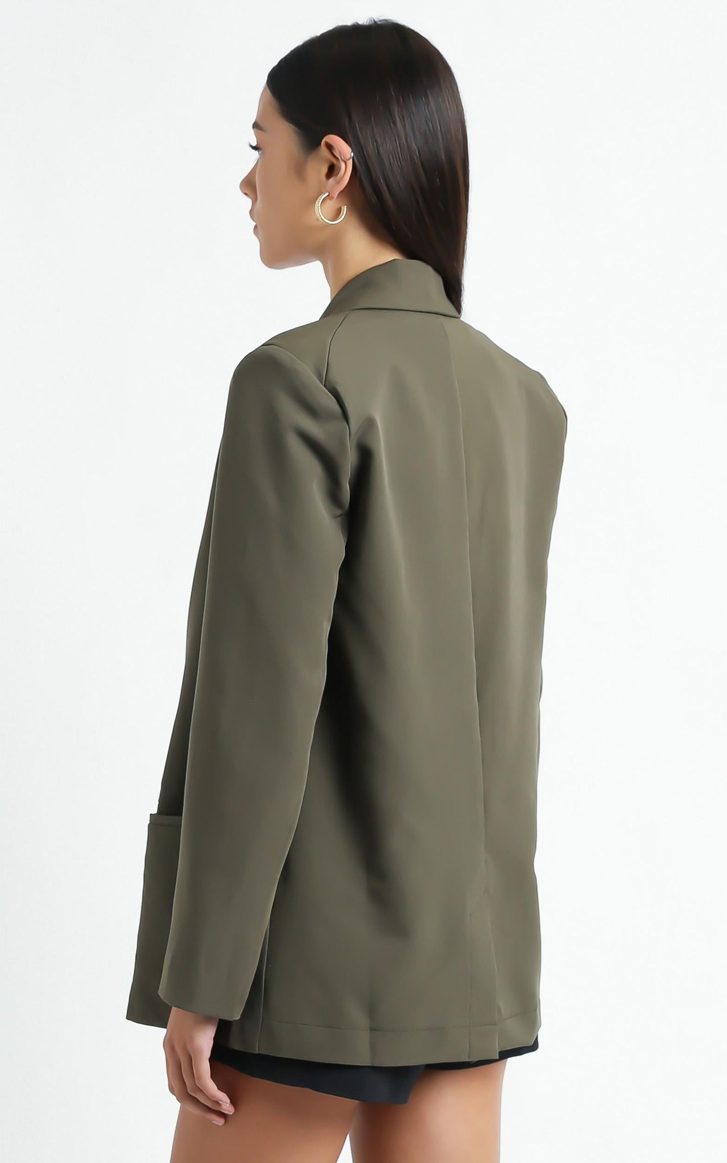 Miss Universe Blazer in Moss