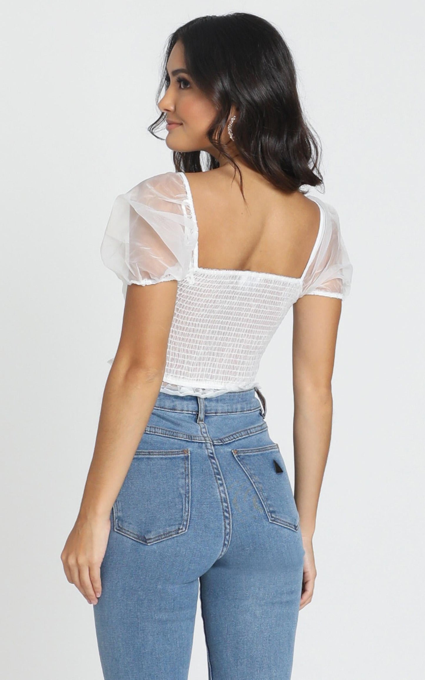 Mitsy Top in white