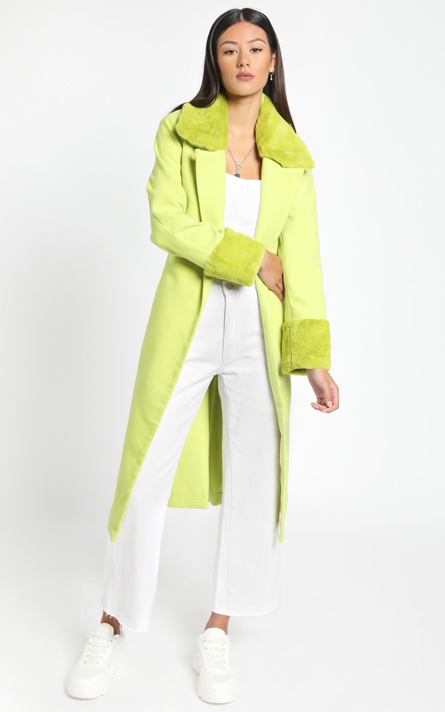 Manhattan Mornings Coat in Green