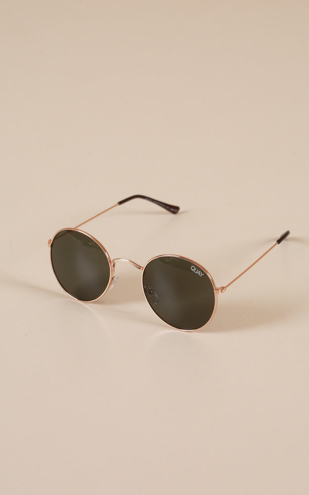Quay - Mod Star Sunglasses In Gold