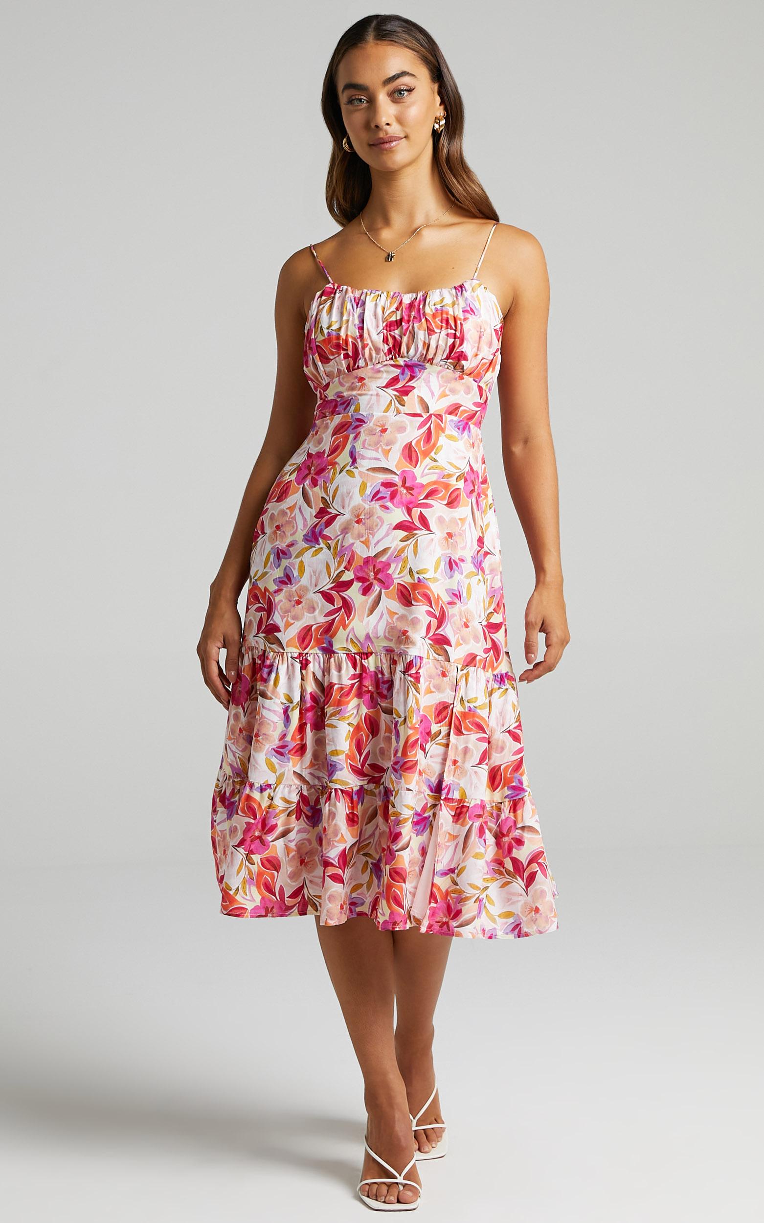 Monaco Dress in Eventful Bloom
