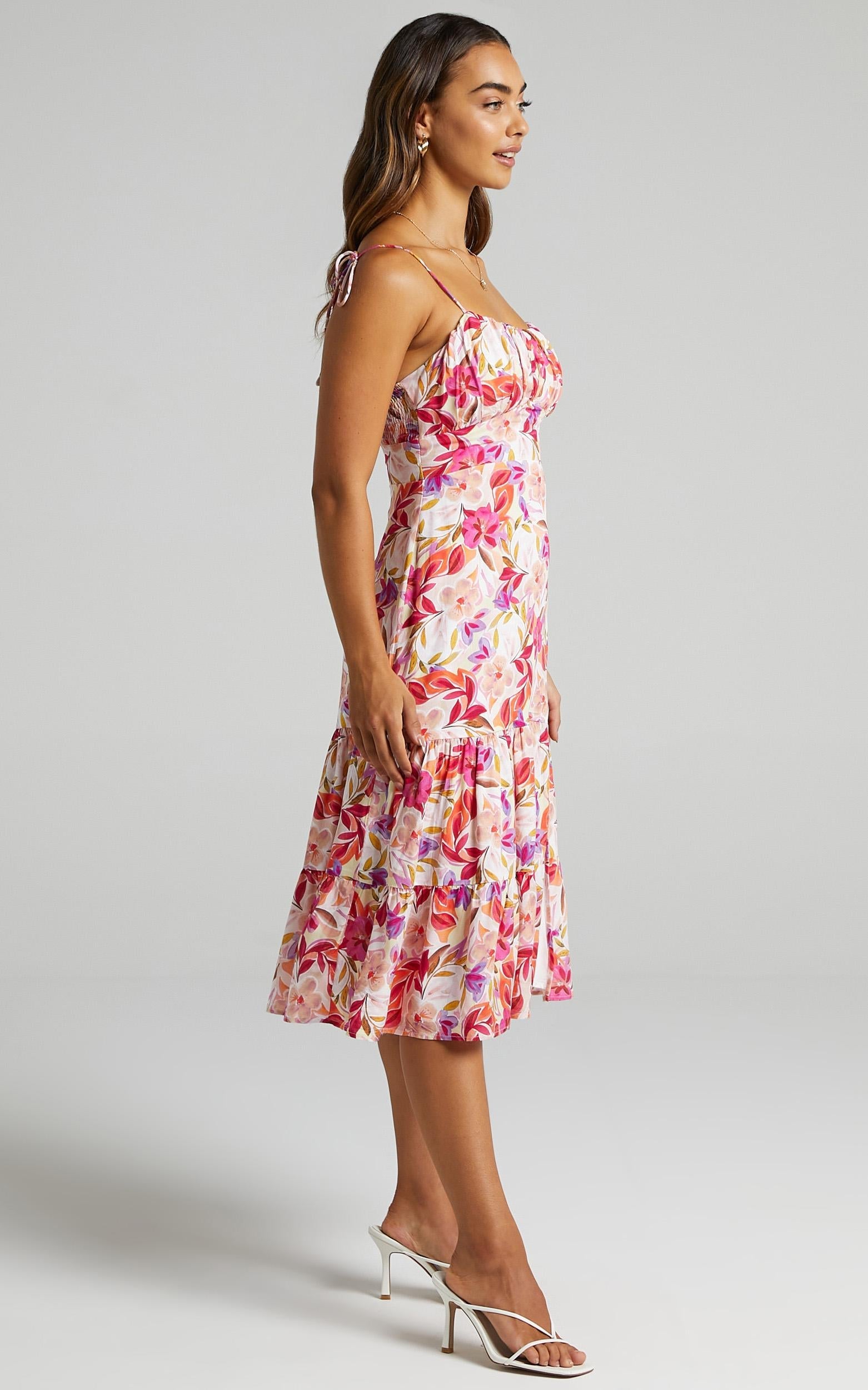 Monaco Dress in Eventful Bloom
