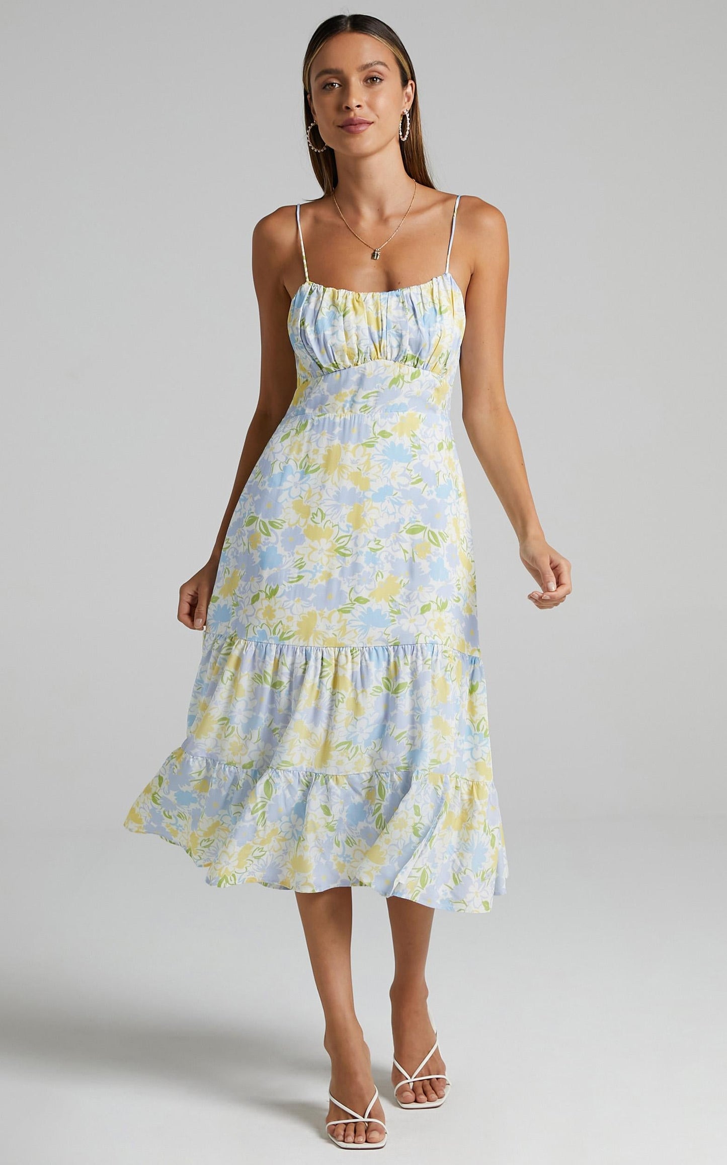 Monaco Dress in Summer Petals