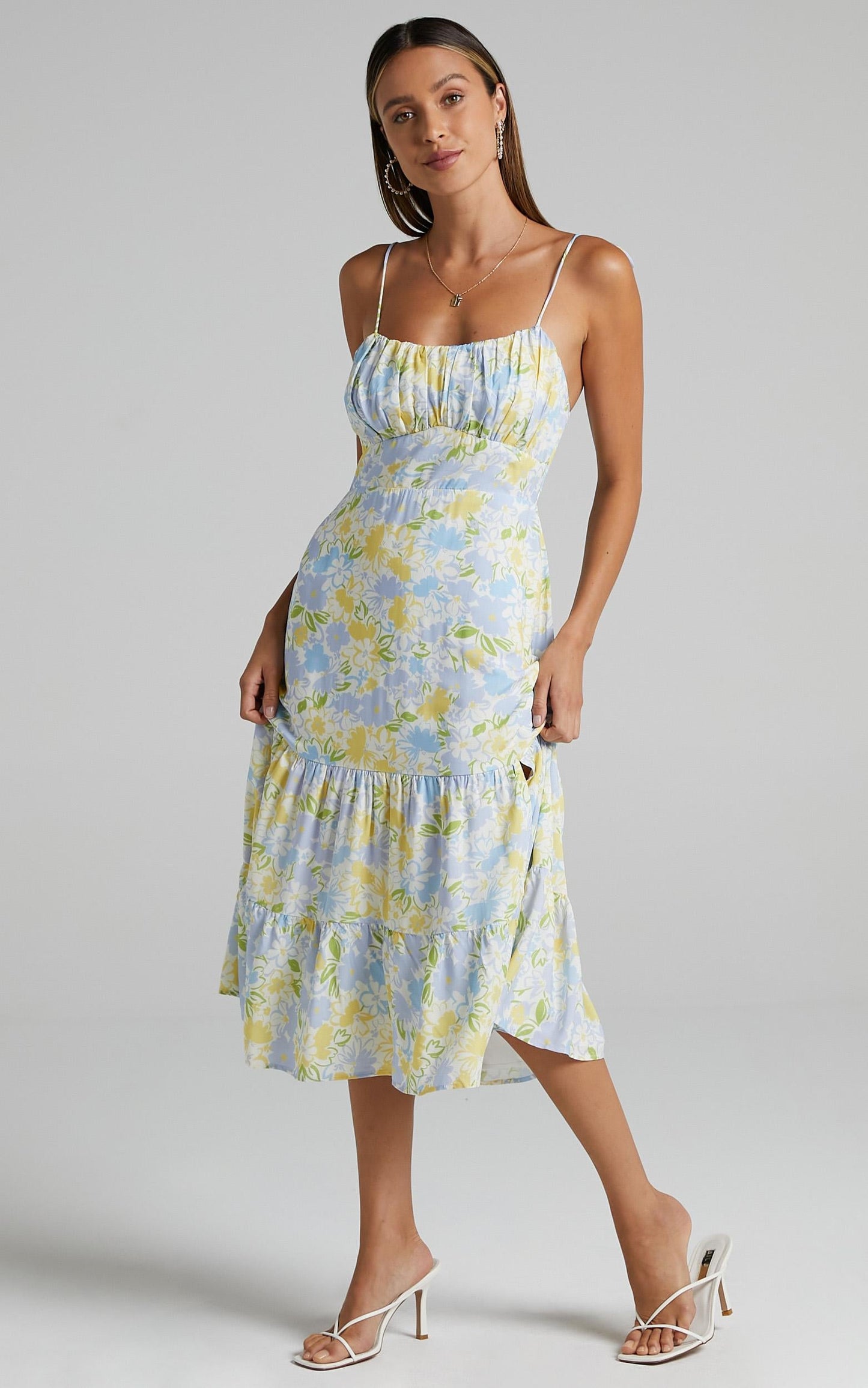 Monaco Dress in Summer Petals