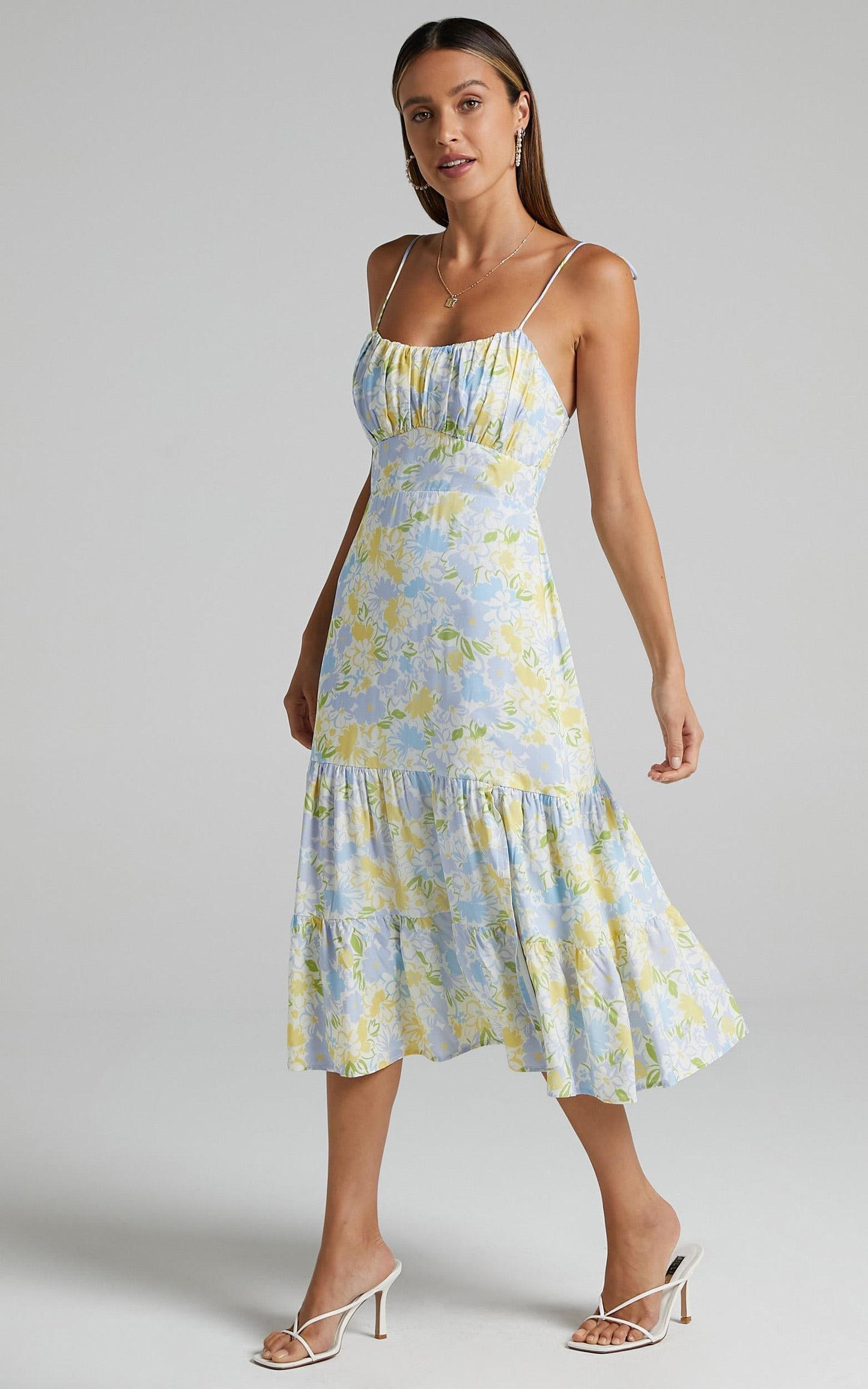 Monaco Dress in Summer Petals