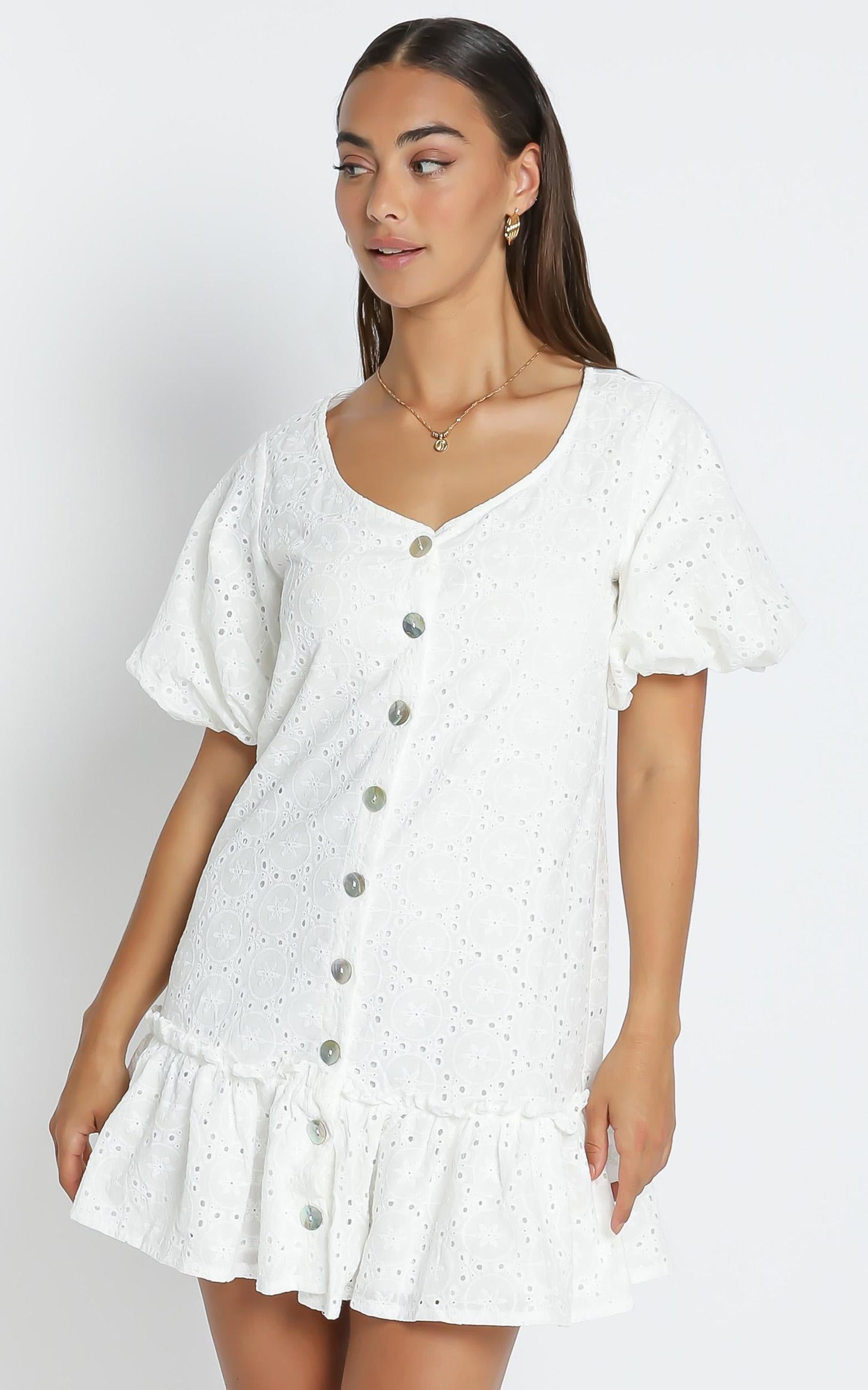 Cailyn Dress in White